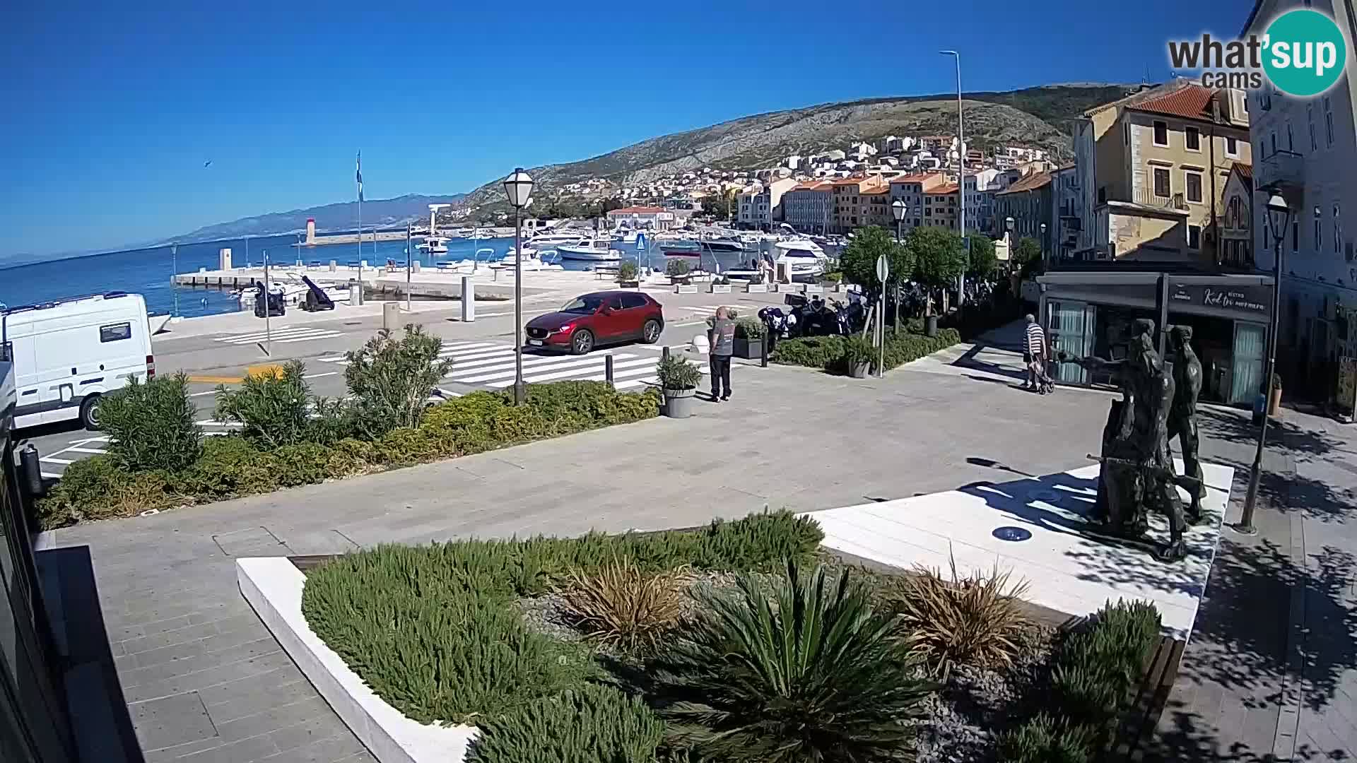 Live-Webcam Senj Riva – direkt am Meer – Kroatien