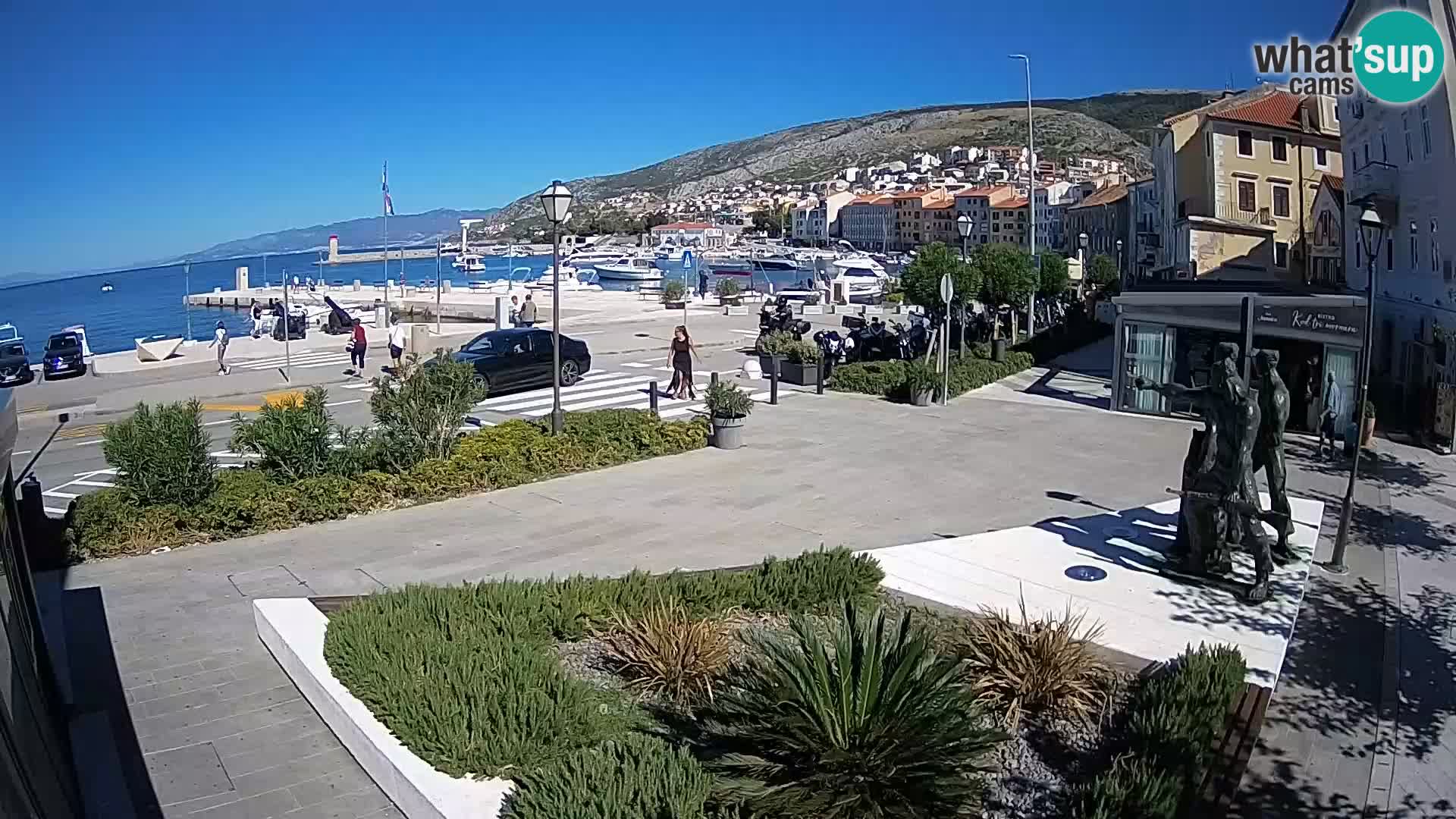 Live-Webcam Senj Riva – direkt am Meer – Kroatien
