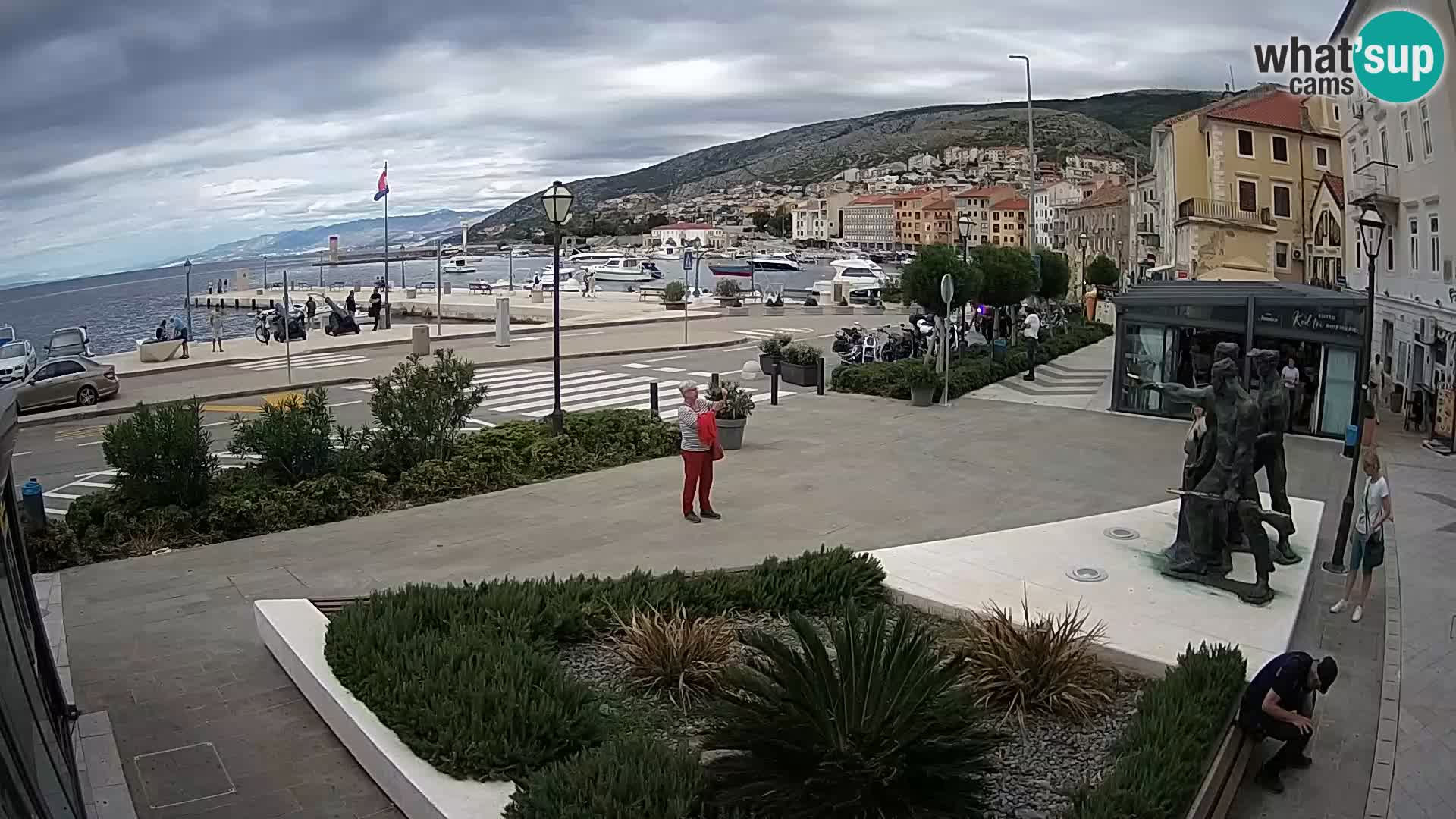 Webcam en vivo Senj riva – paseo marítimo