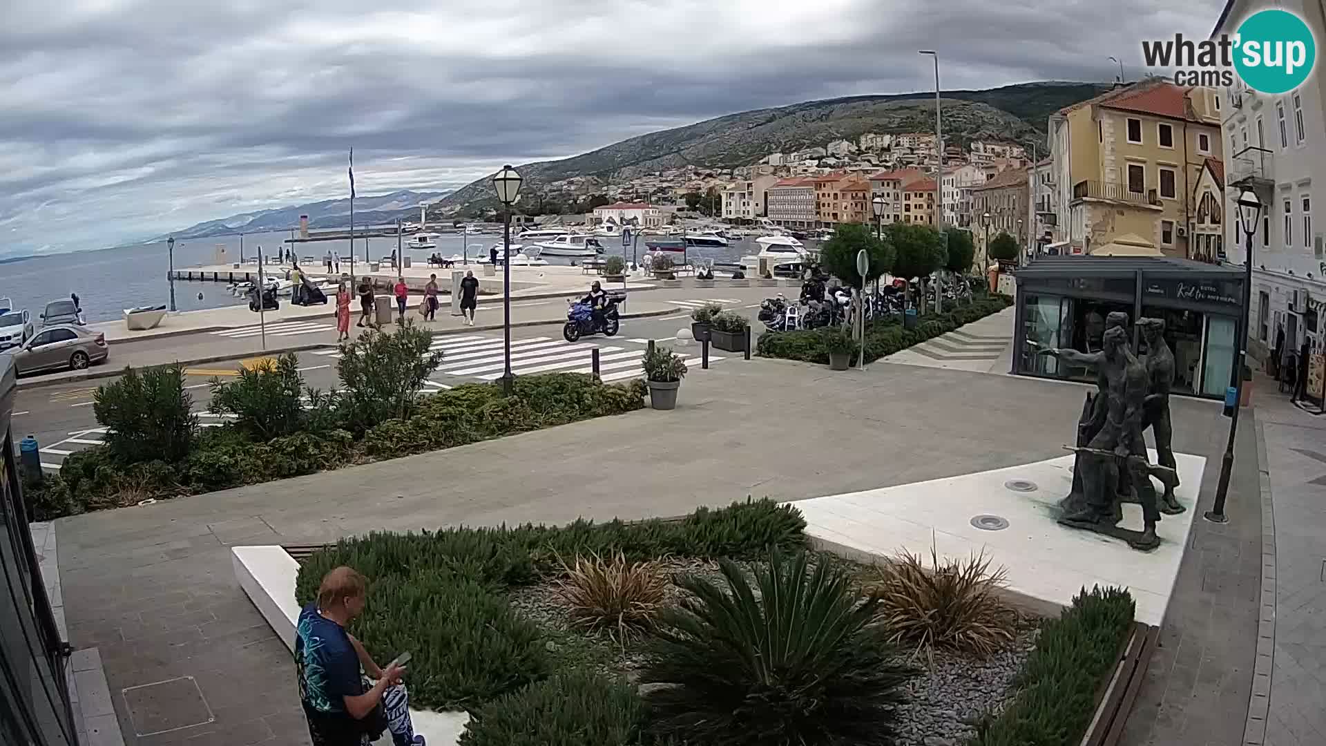 Live-Webcam Senj Riva – direkt am Meer – Kroatien