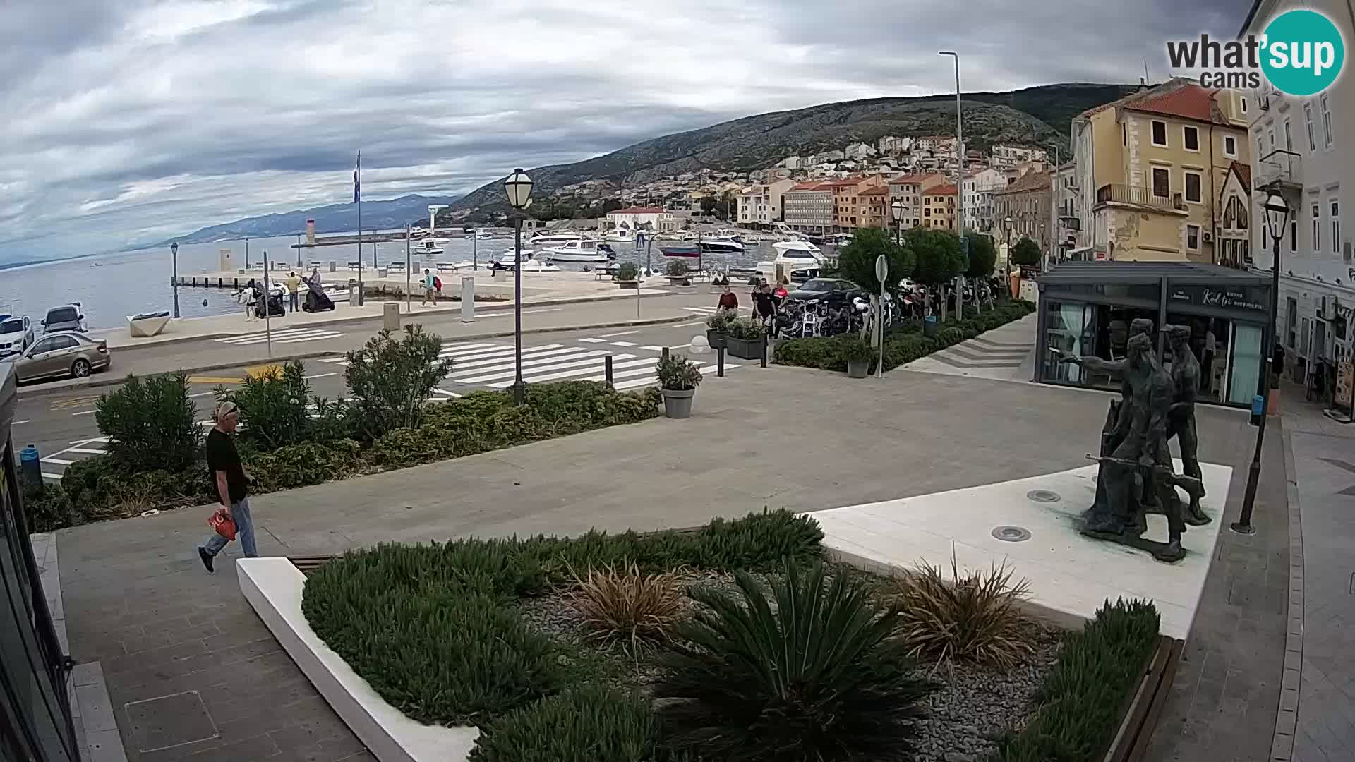 Live webcam Senj riva – seafront – Croatia