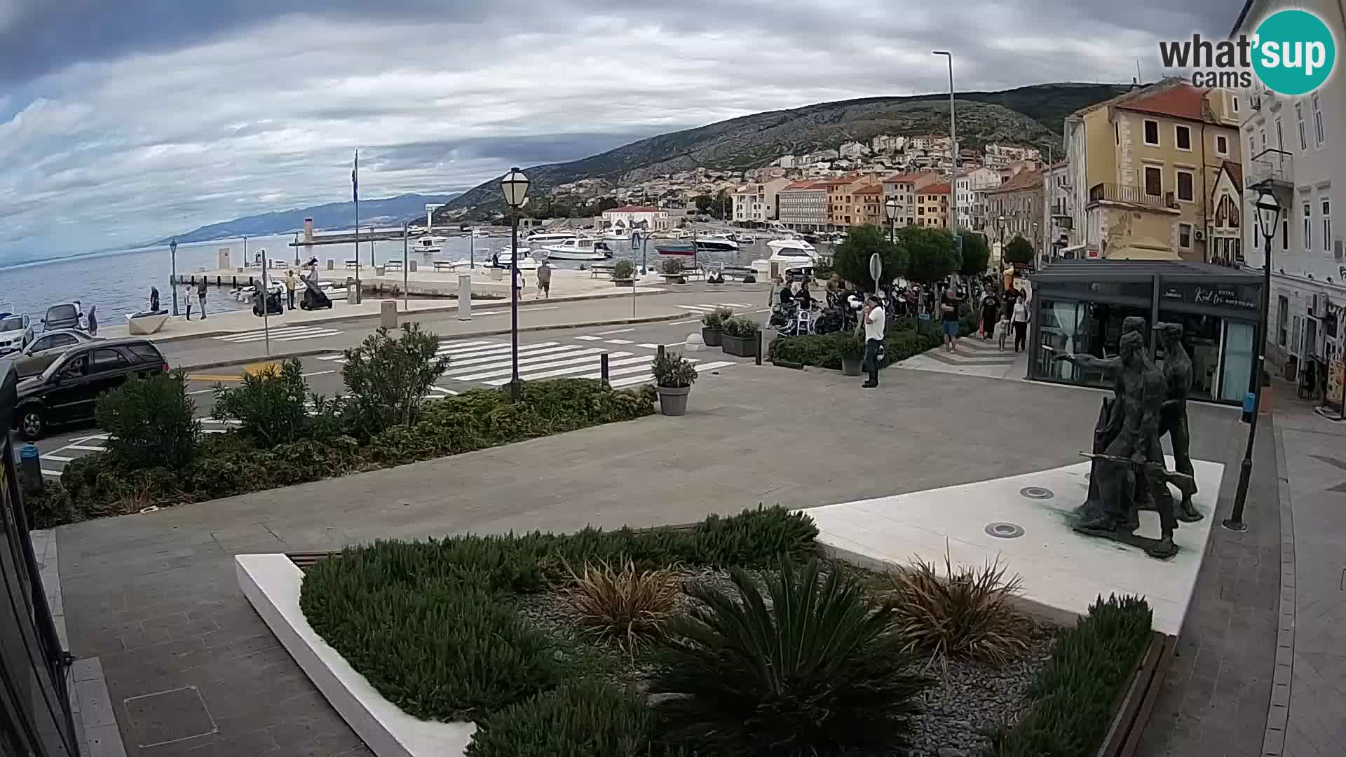 Live webcam Senj riva – seafront – Croatia