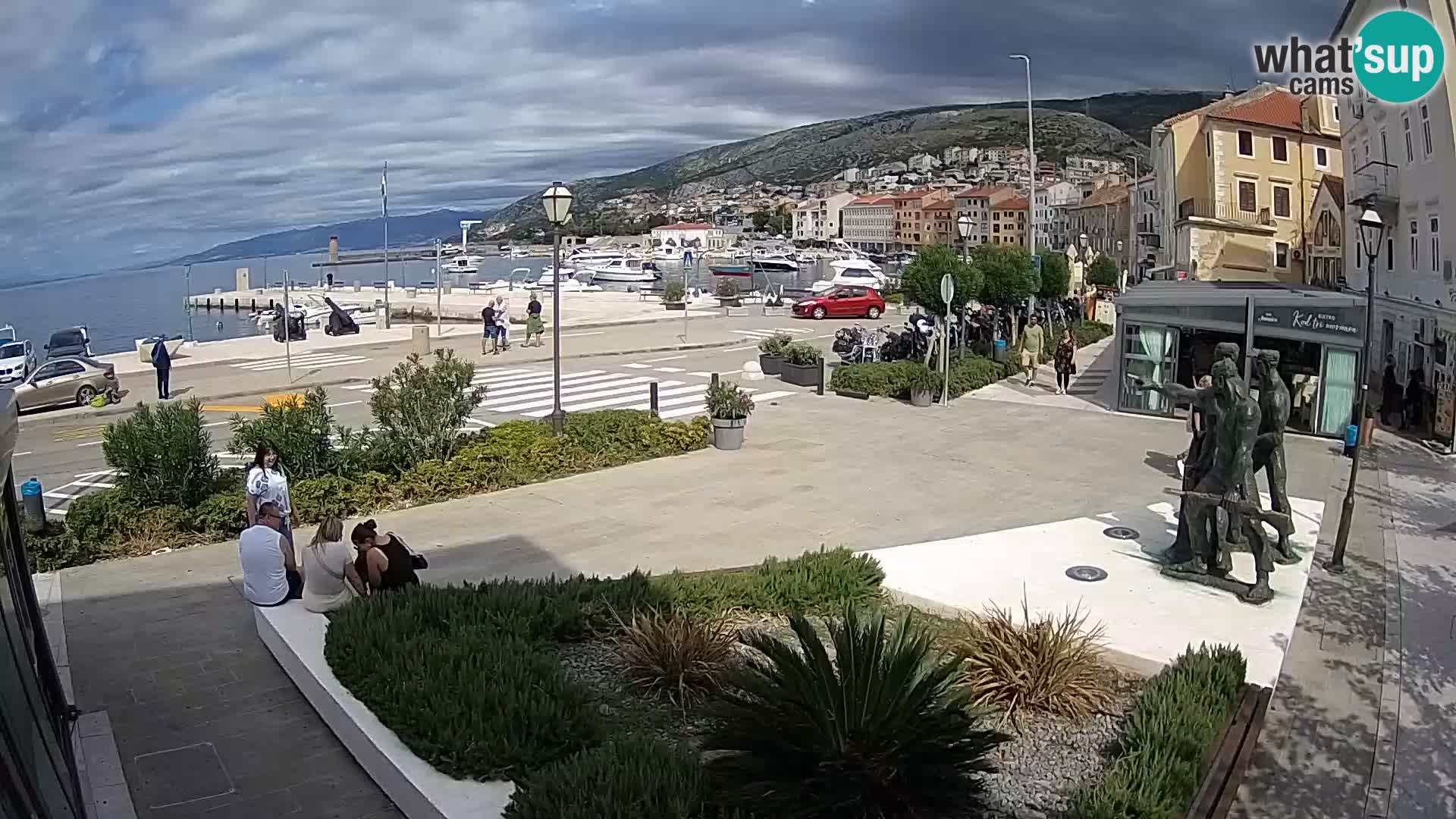 Spletna kamera v živo Senj riva – Hrvaška