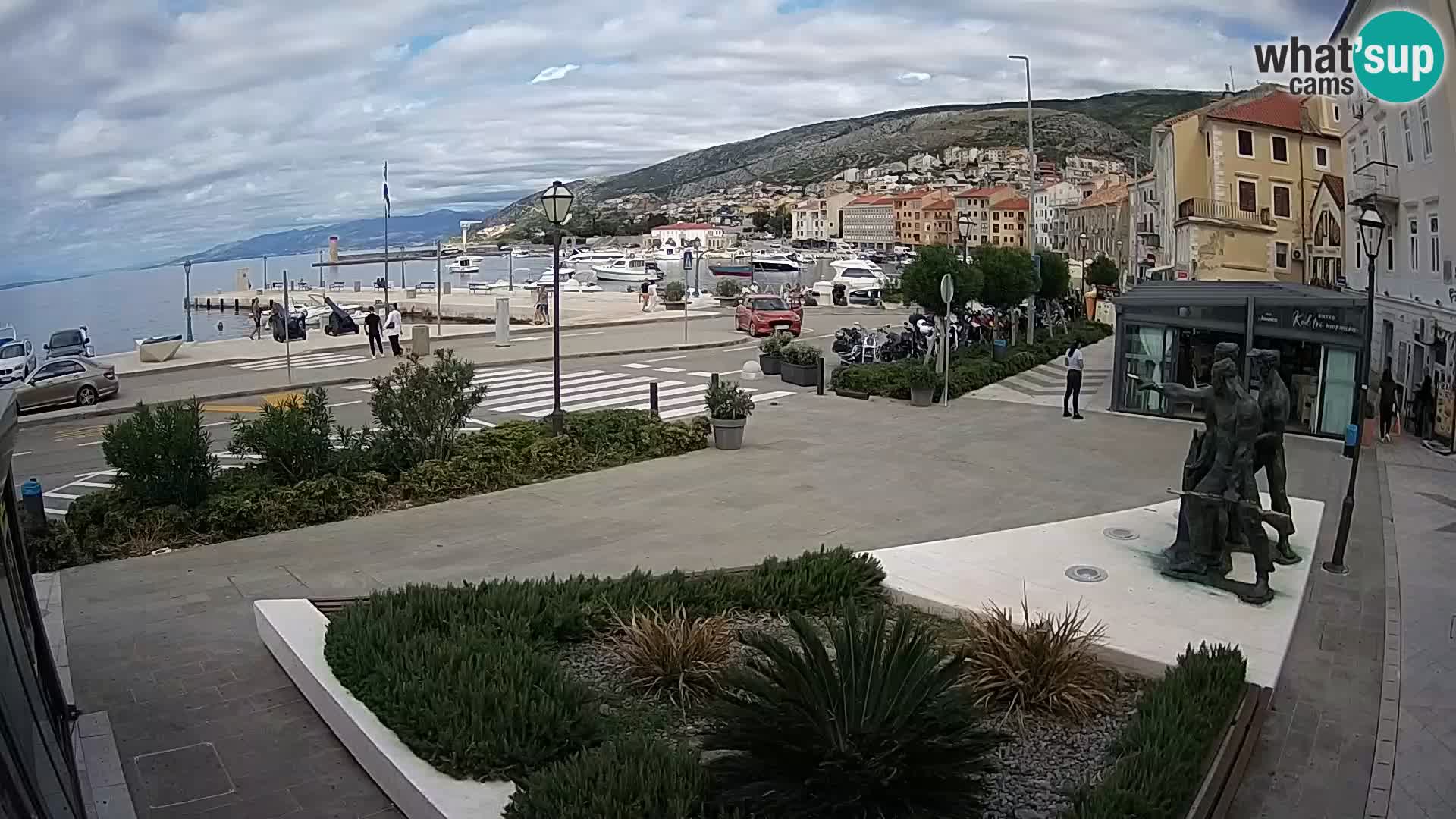 Live webcam Senj riva – seafront – Croatia