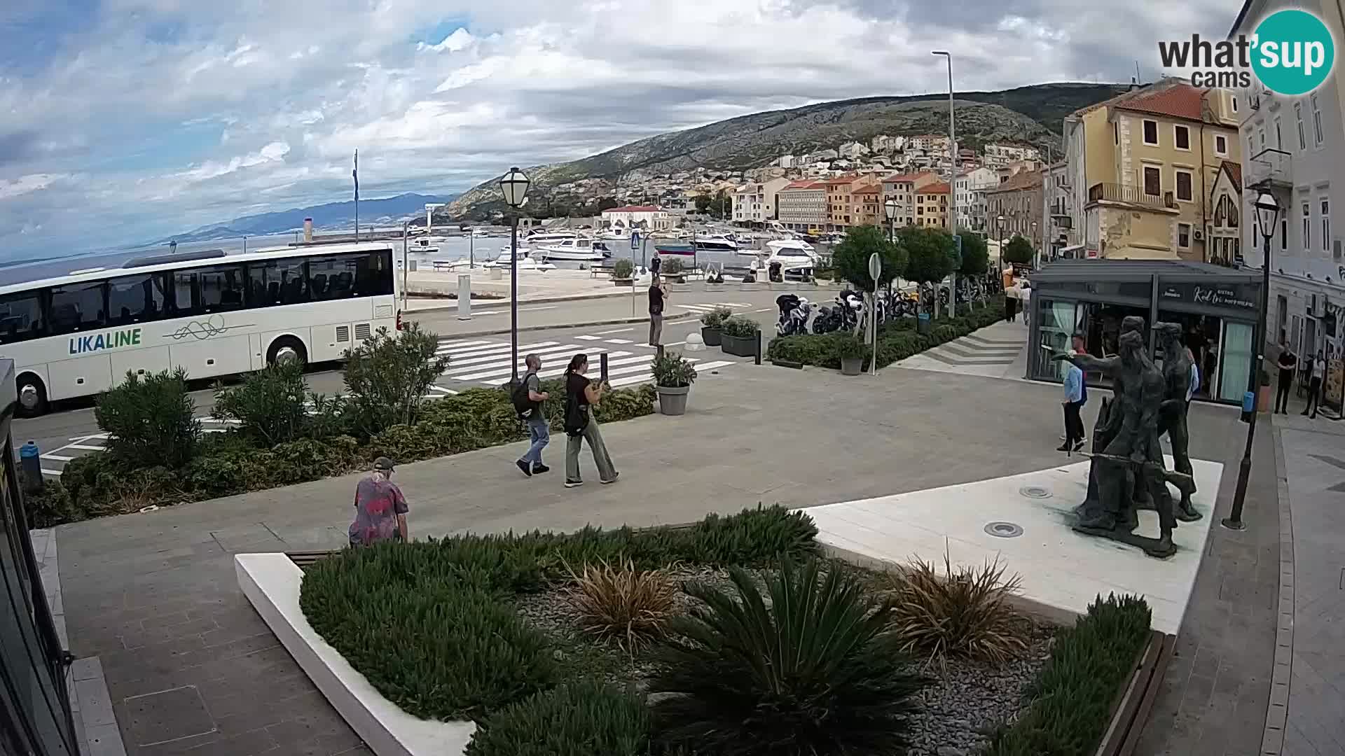 Spletna kamera v živo Senj riva – Hrvaška