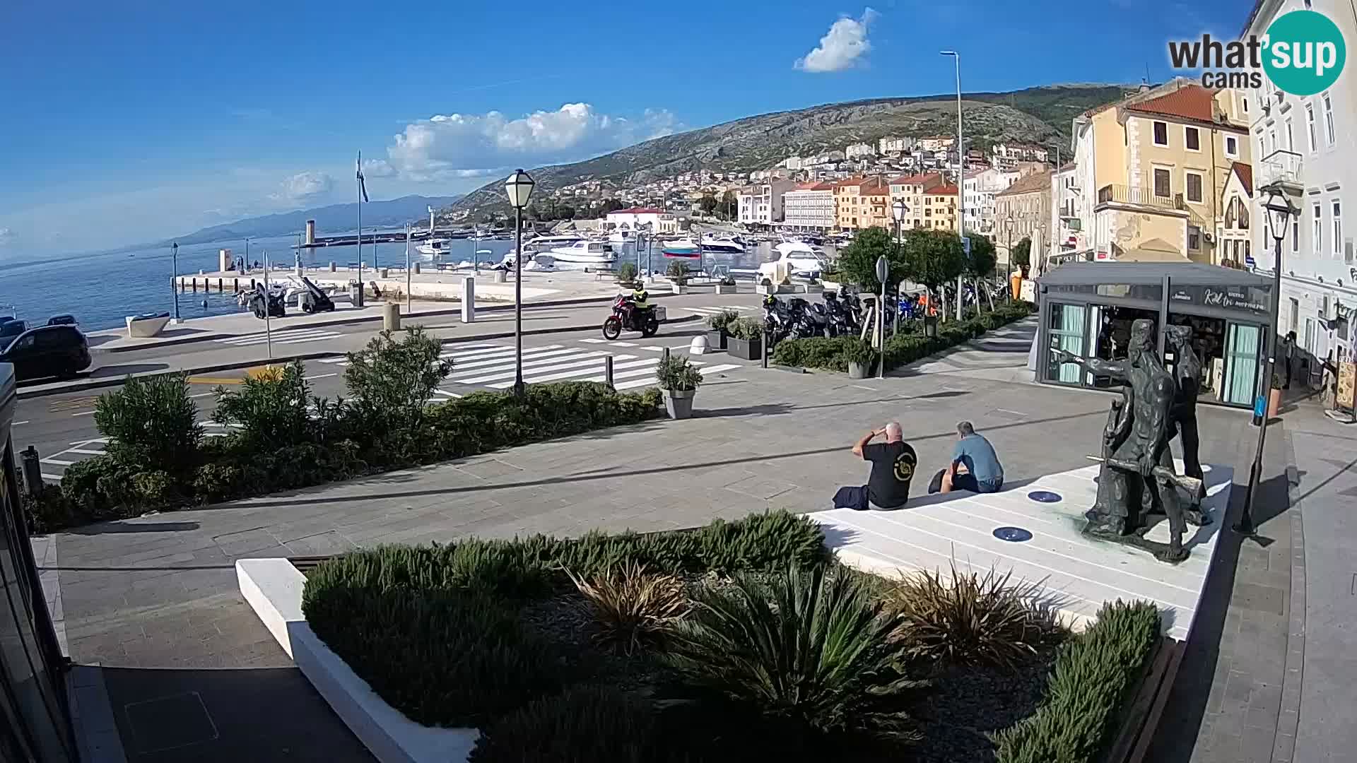 Live webcam Senj riva – seafront – Croatia