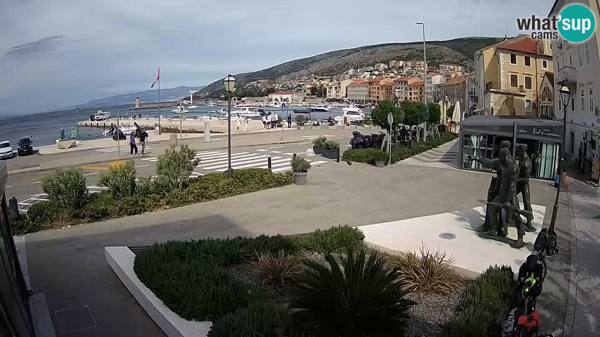 Live webcam Senj riva – seafront – Croatia
