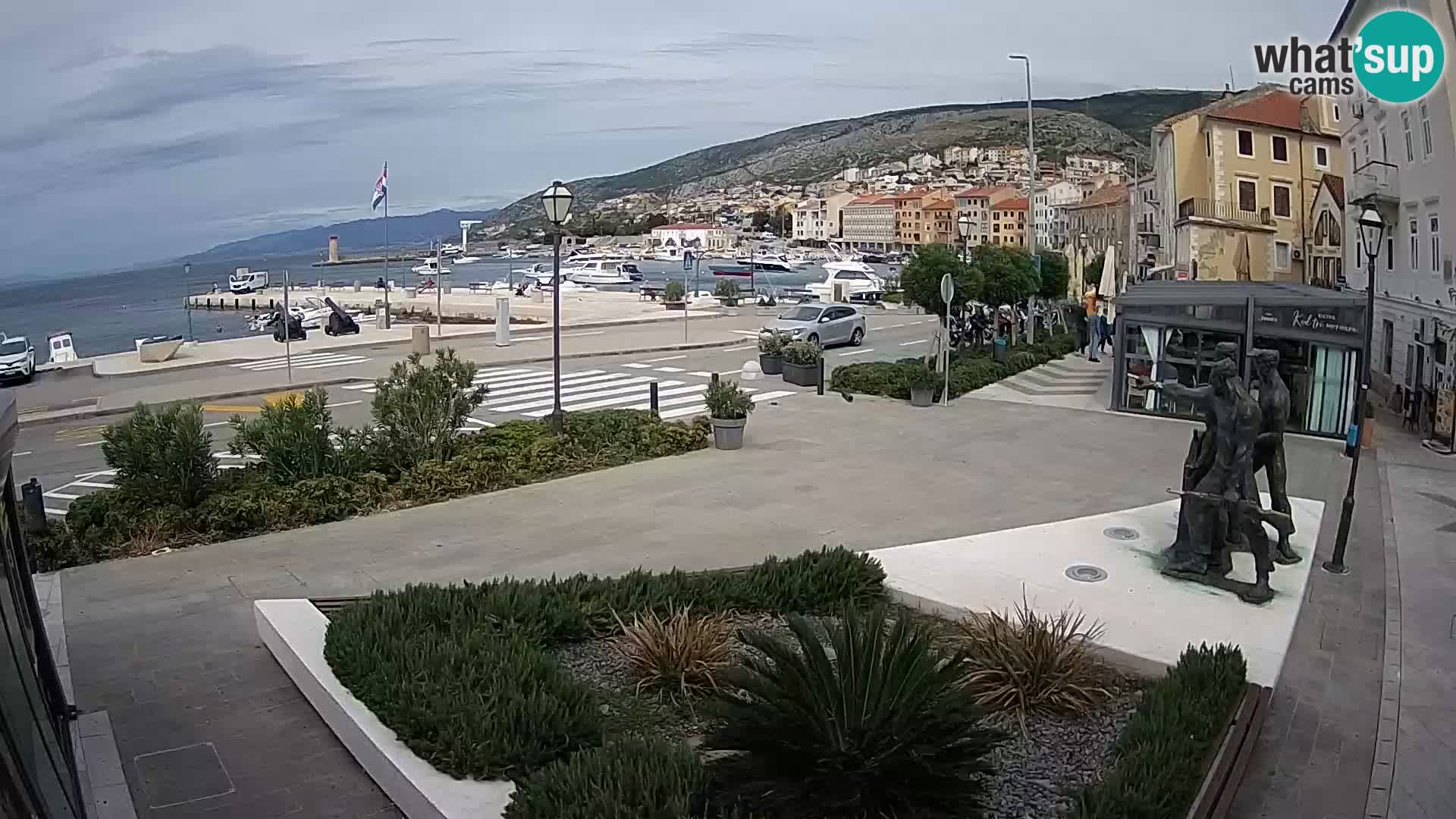 Live webcam Senj riva – seafront – Croatia