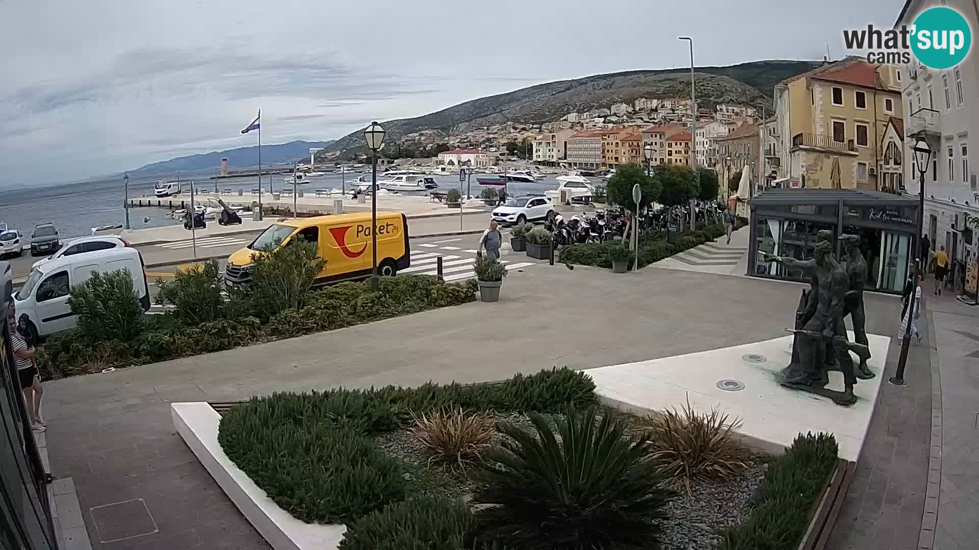 Live webcam Senj riva – seafront – Croatia