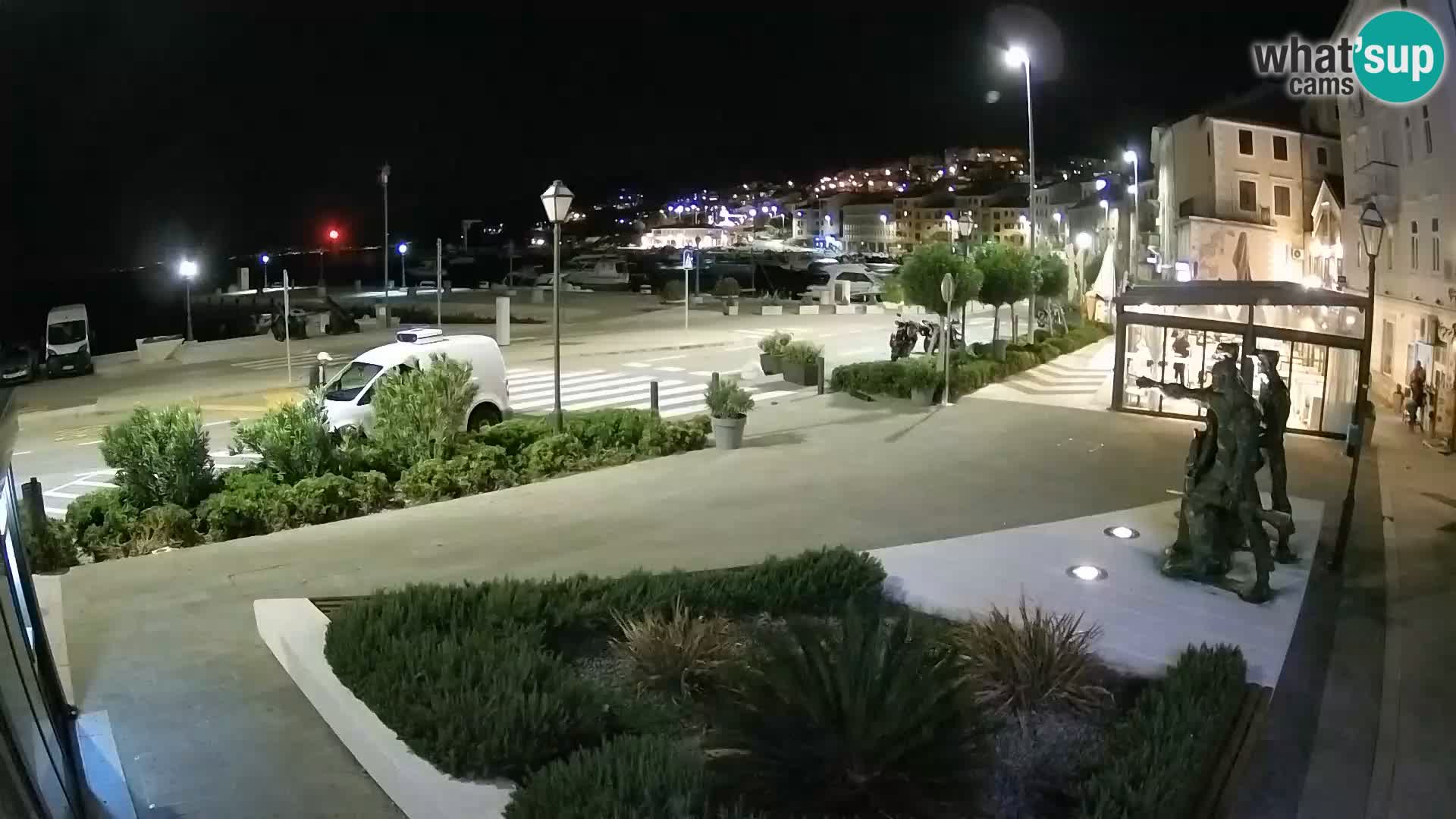 Live webcam Senj riva – fronte mare