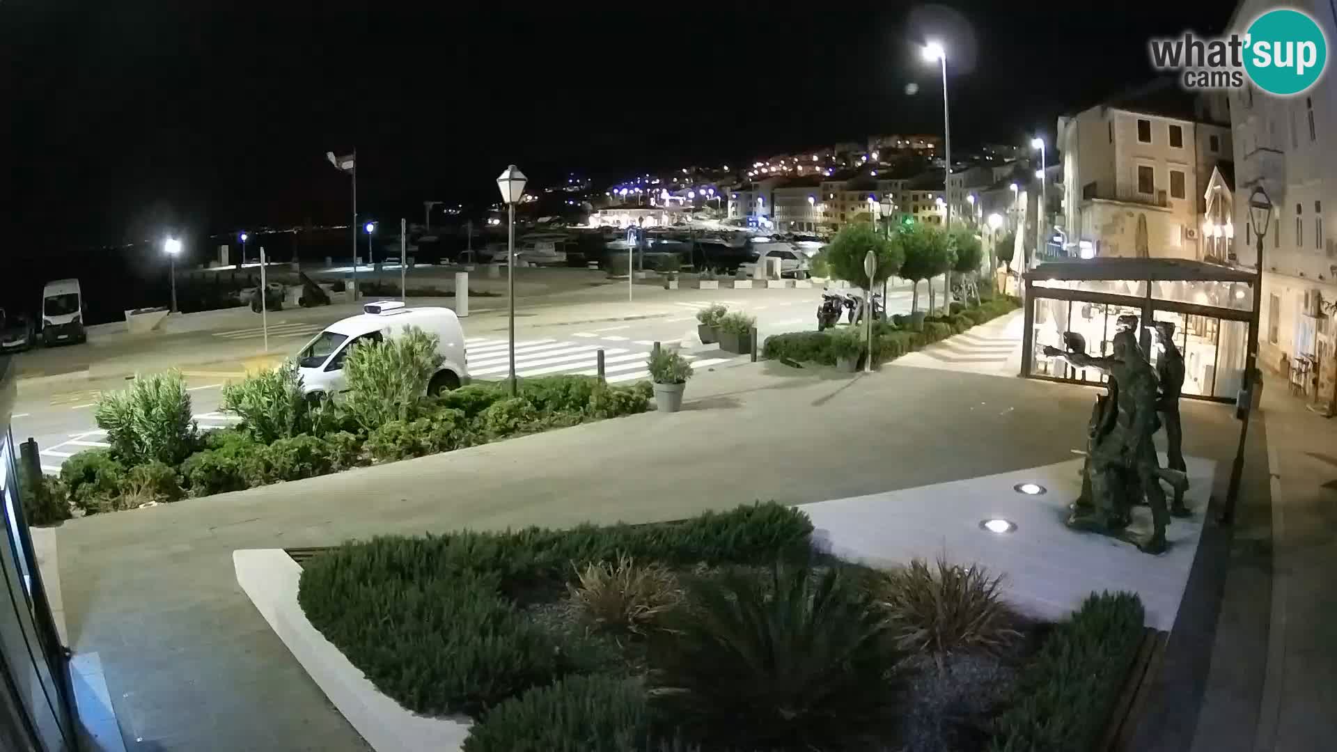 Live webcam Senj riva – fronte mare