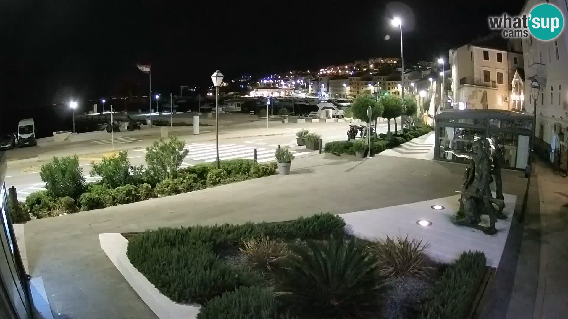 Live-Webcam Senj Riva – direkt am Meer – Kroatien