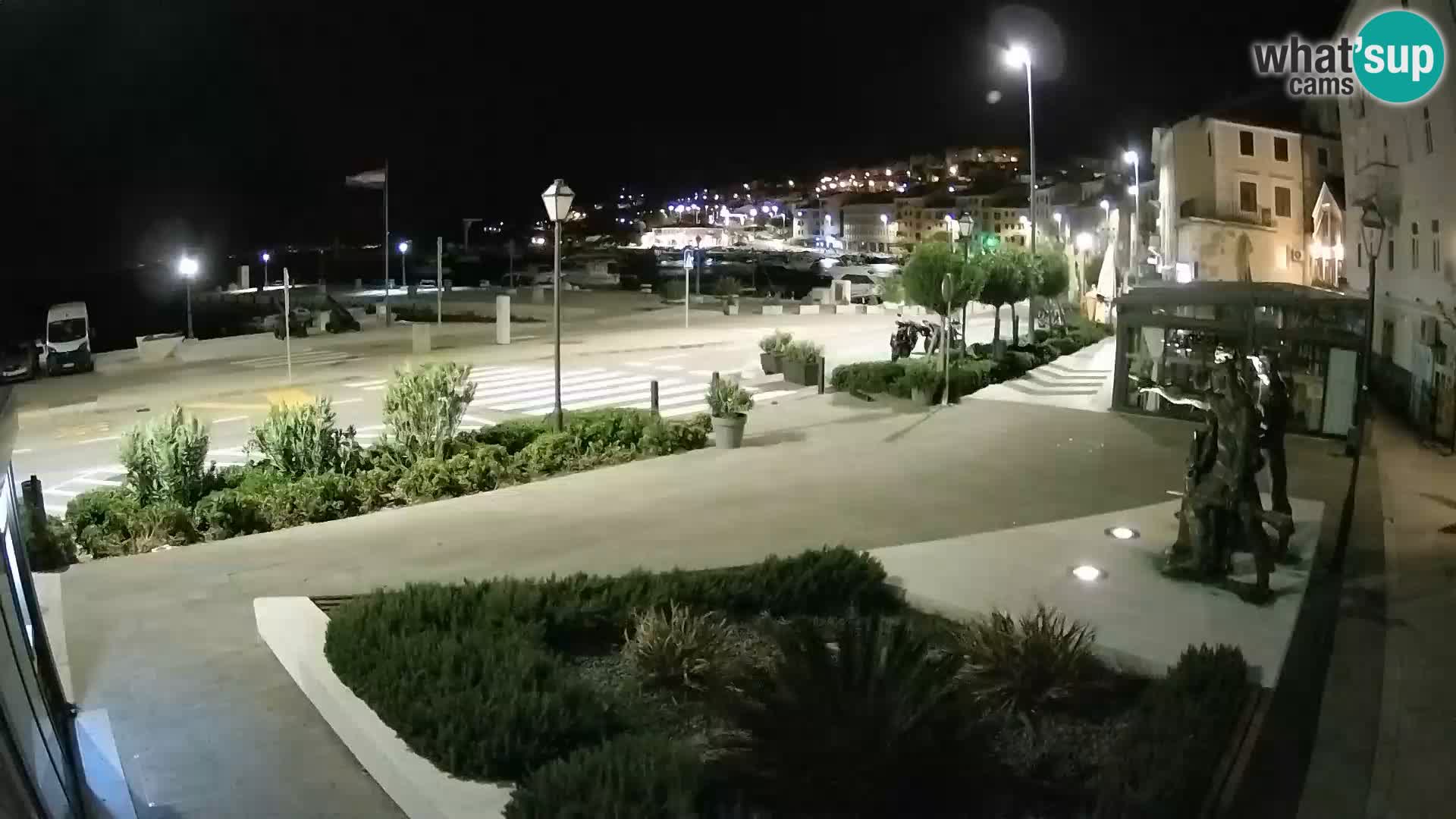 Live webcam Senj riva – seafront – Croatia