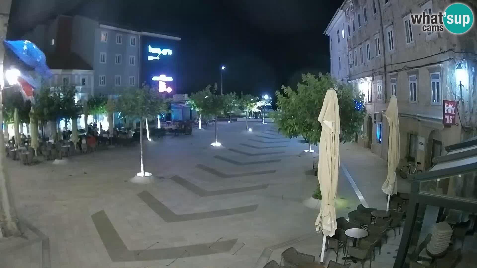 Centro della città di Senj – Piazza Pavlin – Live Cam Dalmazia