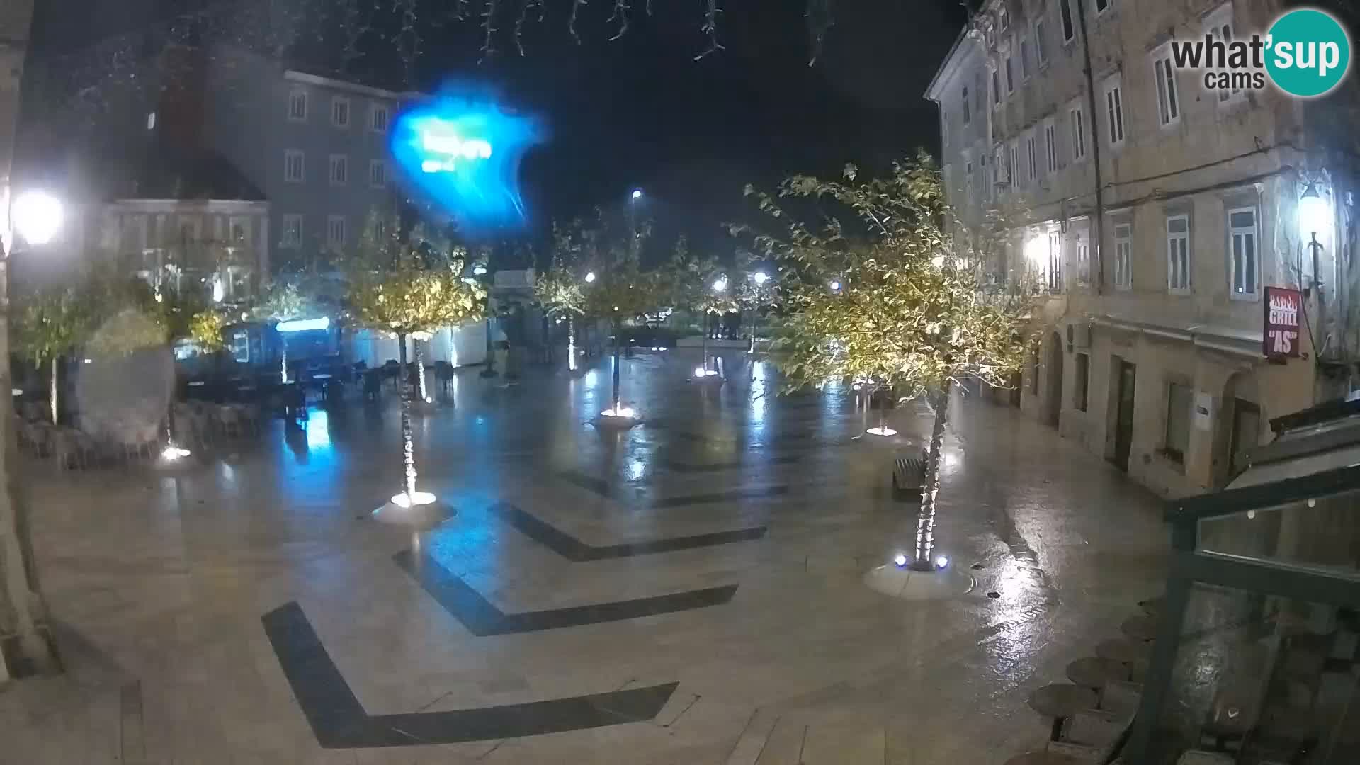 Centro della città di Senj – Piazza Pavlin – Live Cam Dalmazia