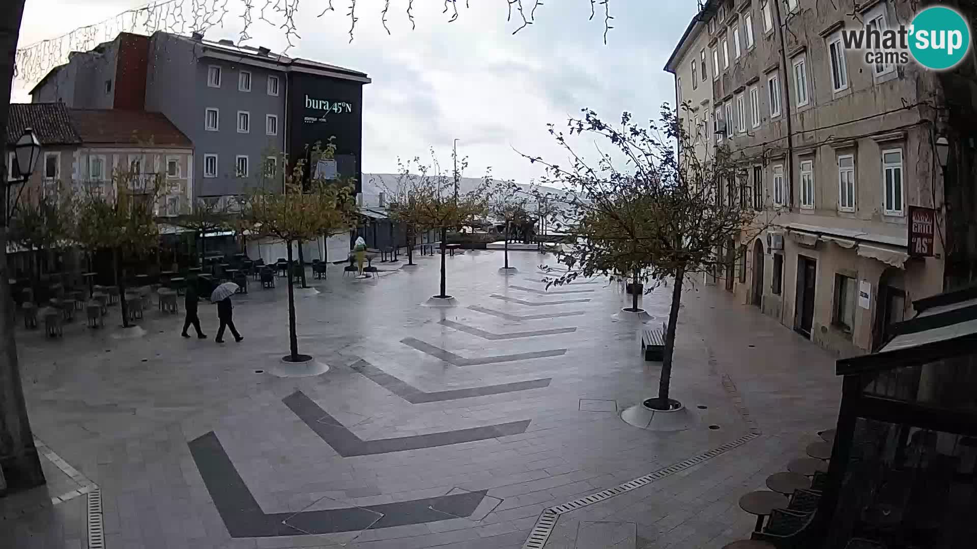 Centro della città di Senj – Piazza Pavlin – Live Cam Dalmazia