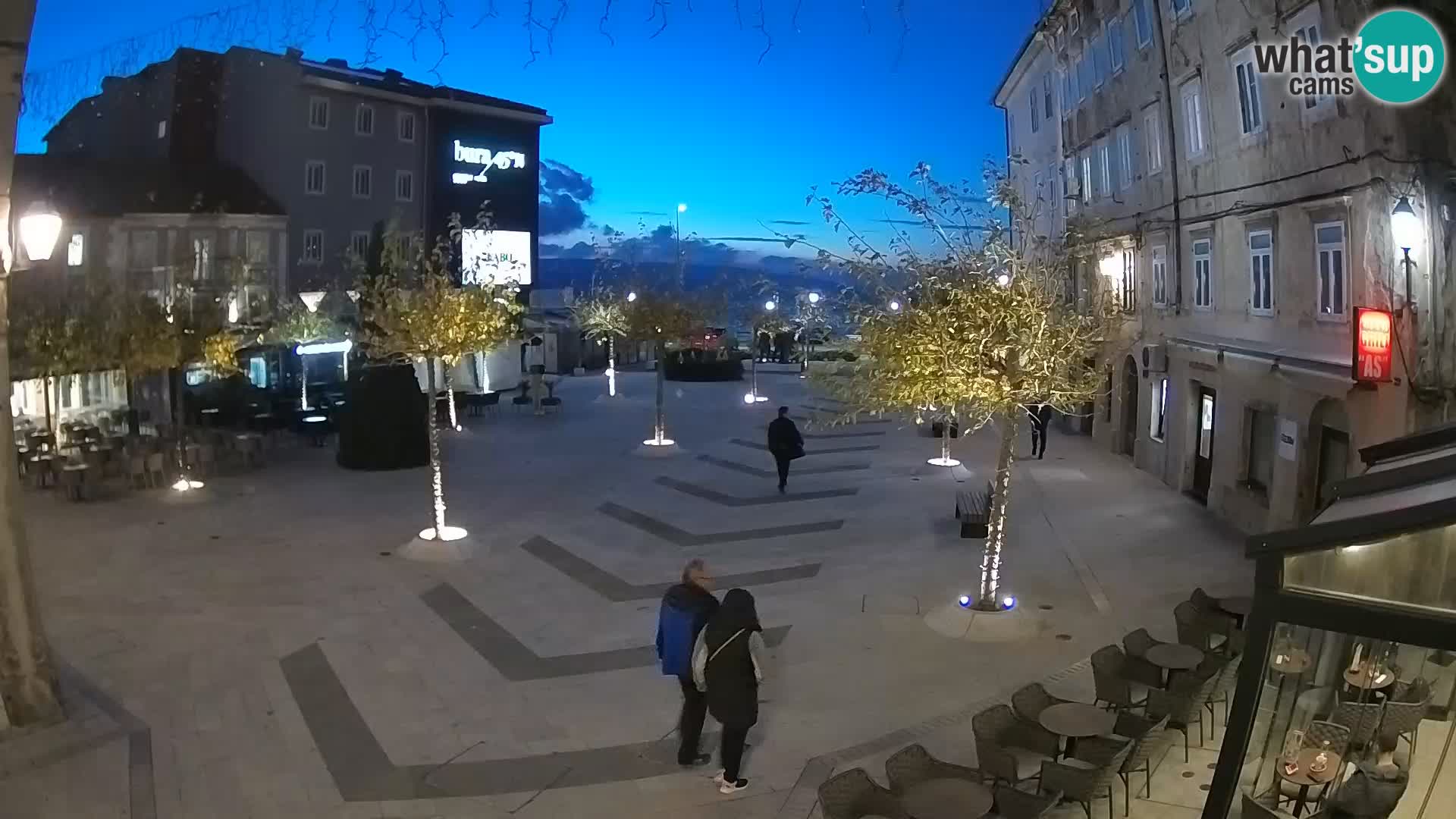 Centro della città di Senj – Piazza Pavlin – Live Cam Dalmazia