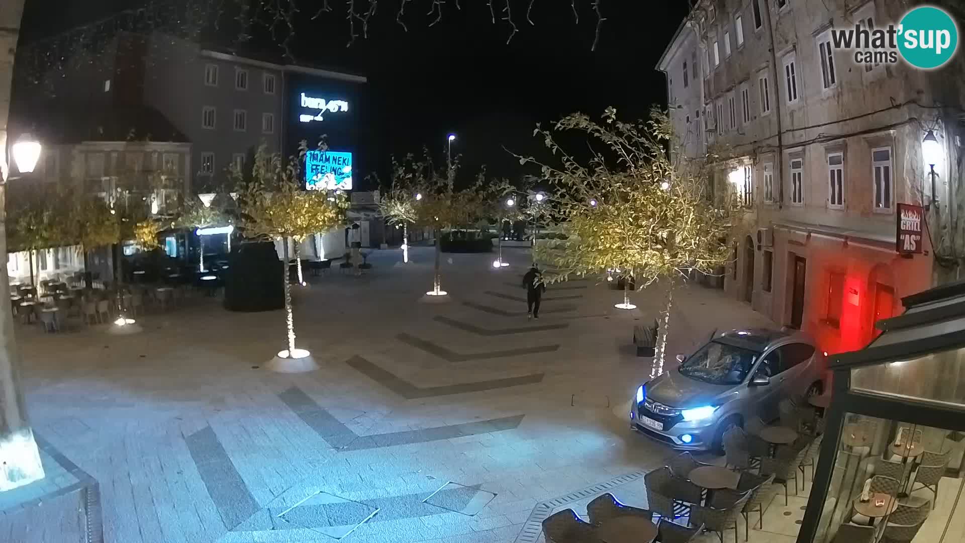 Centro della città di Senj – Piazza Pavlin – Live Cam Dalmazia