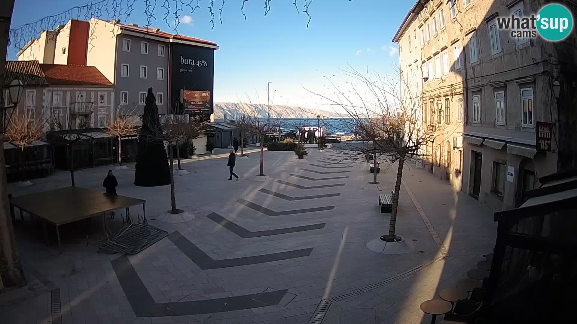 Center of Senj city – Pavlin square – Live Cam Dalmatia