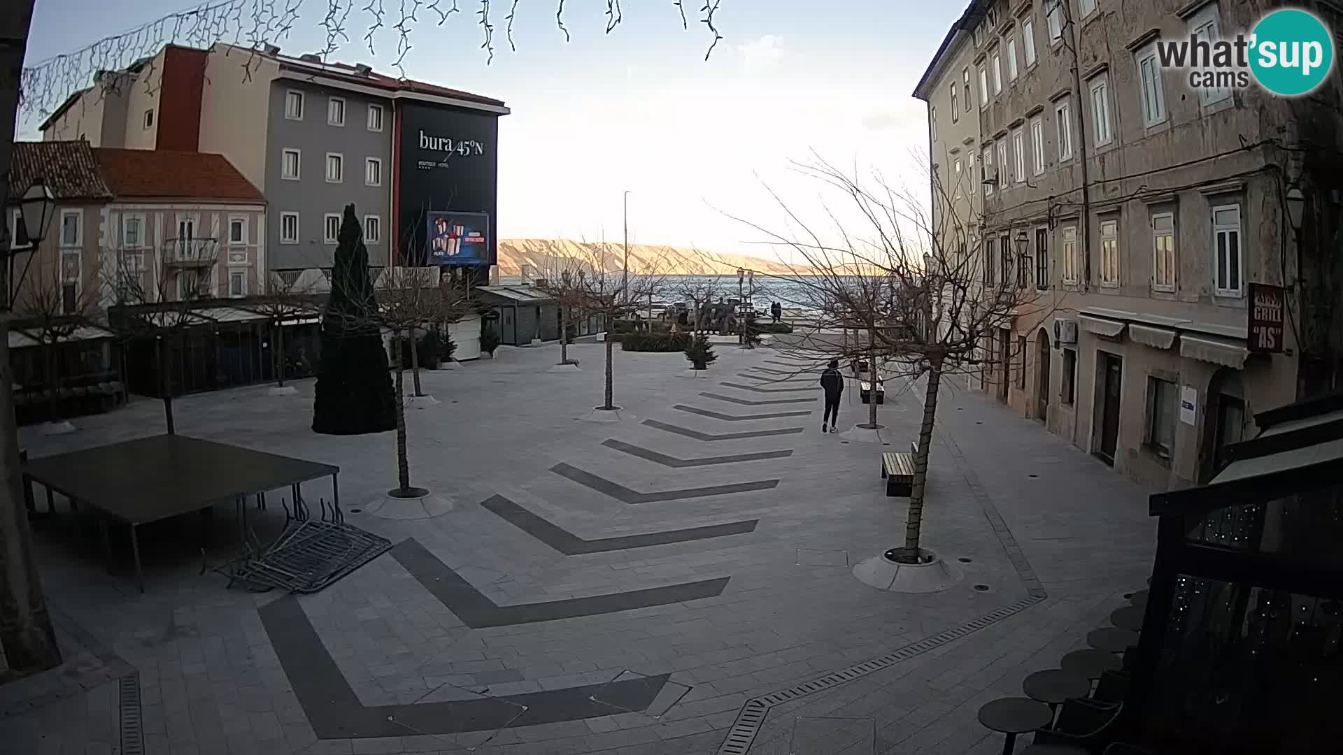 Center of Senj city – Pavlin square – Live Cam Dalmatia