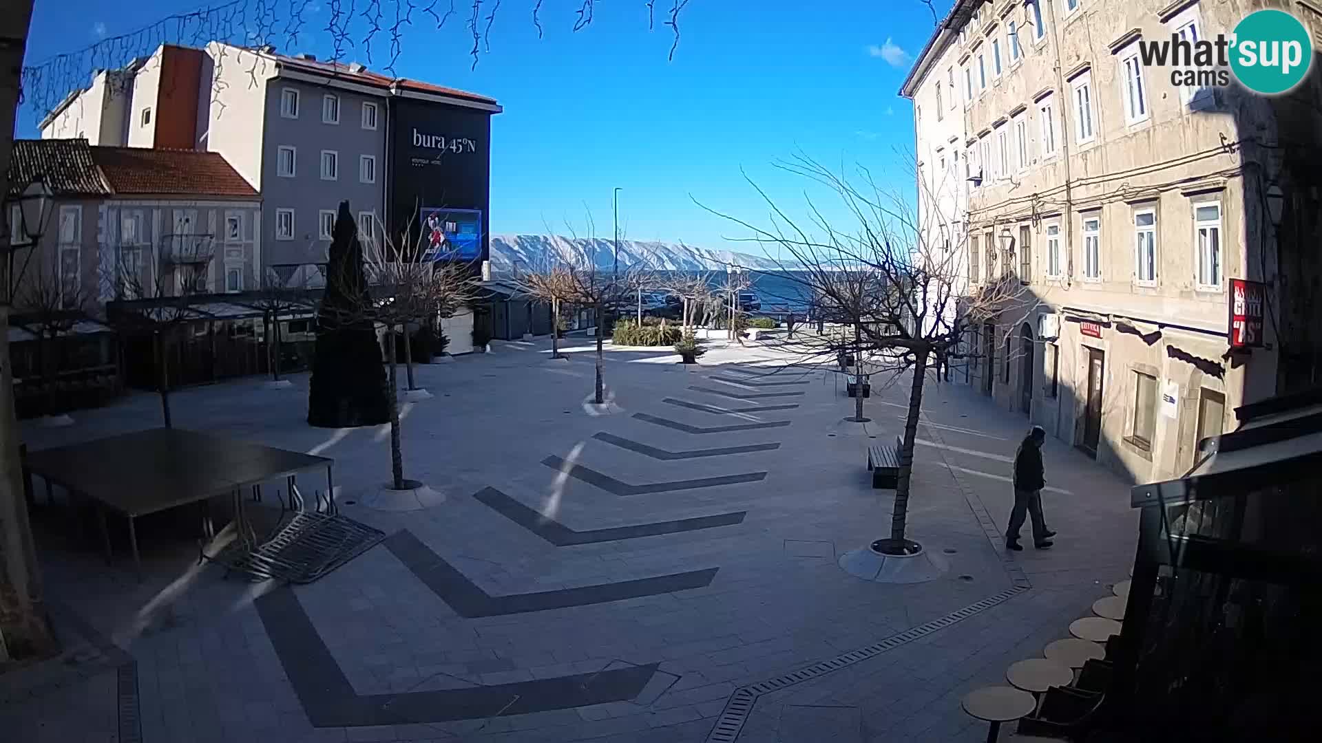 Centro della città di Senj – Piazza Pavlin – Live Cam Dalmazia