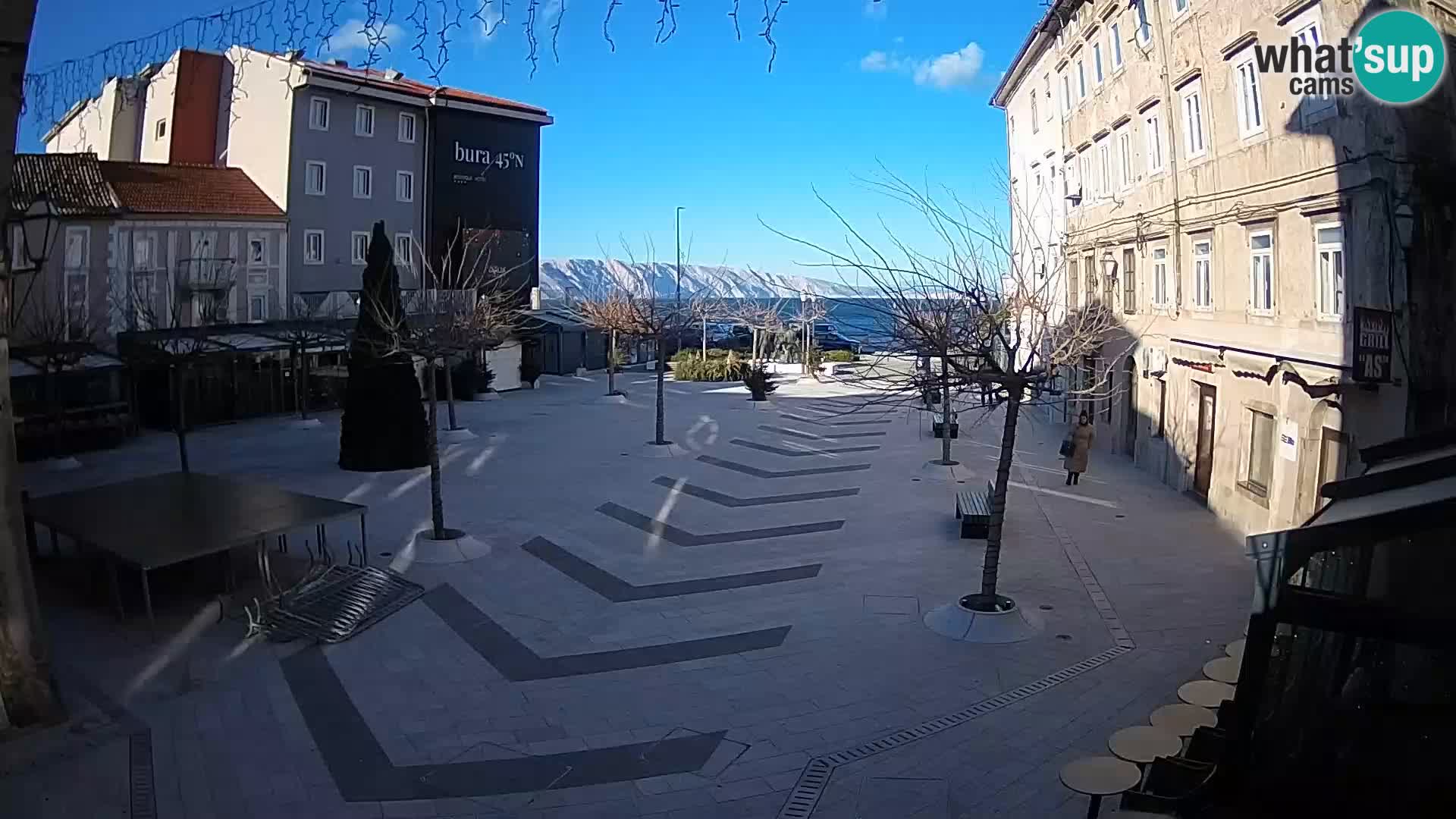 Center of Senj city – Pavlin square – Live Cam Dalmatia