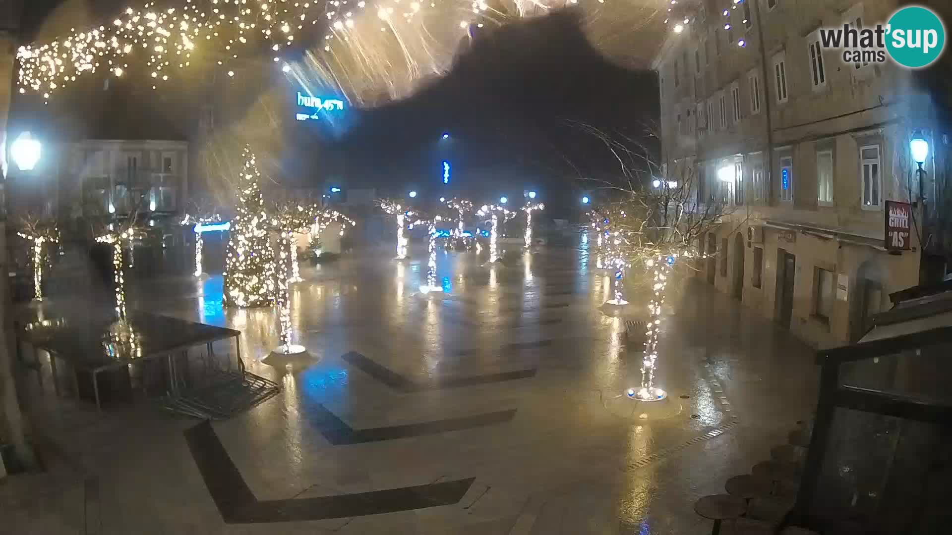 Center of Senj city – Pavlin square – Live Cam Dalmatia