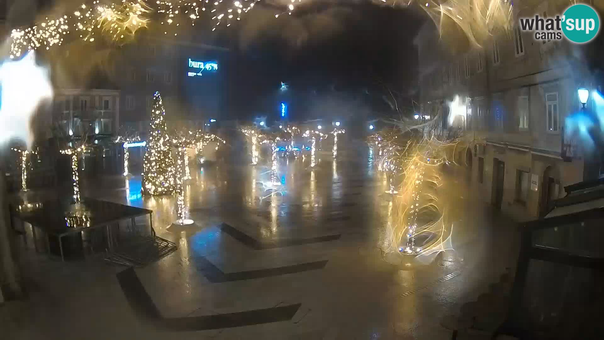 Centro della città di Senj – Piazza Pavlin – Live Cam Dalmazia