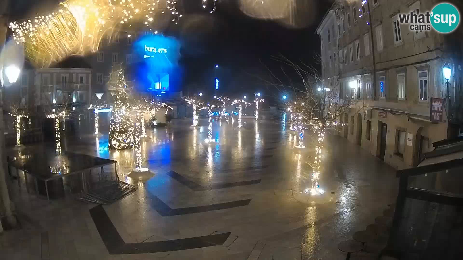 Center of Senj city – Pavlin square – Live Cam Dalmatia