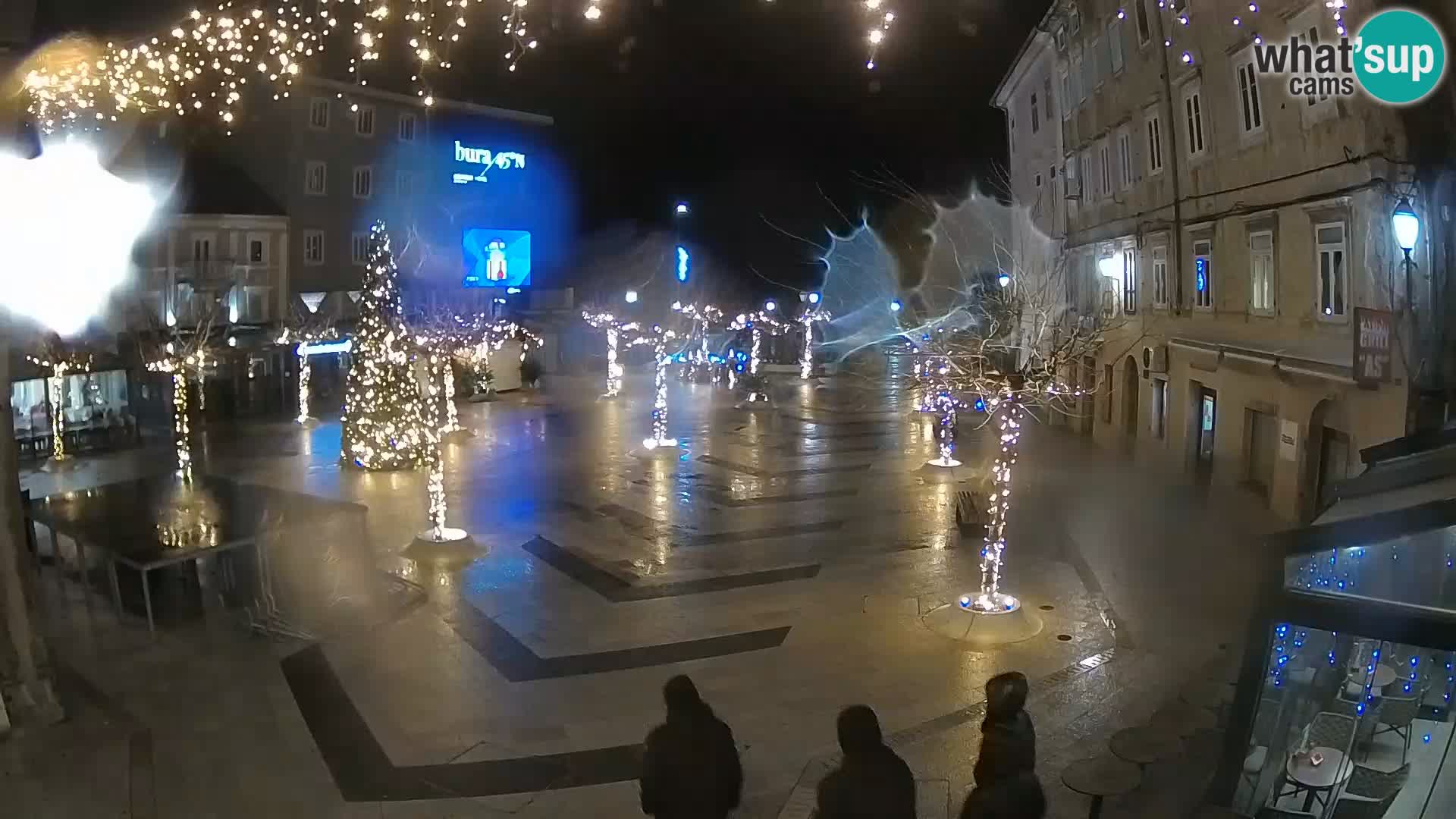 Centre de la ville de Senj – Place Pavlin – Live Cam Dalmatie