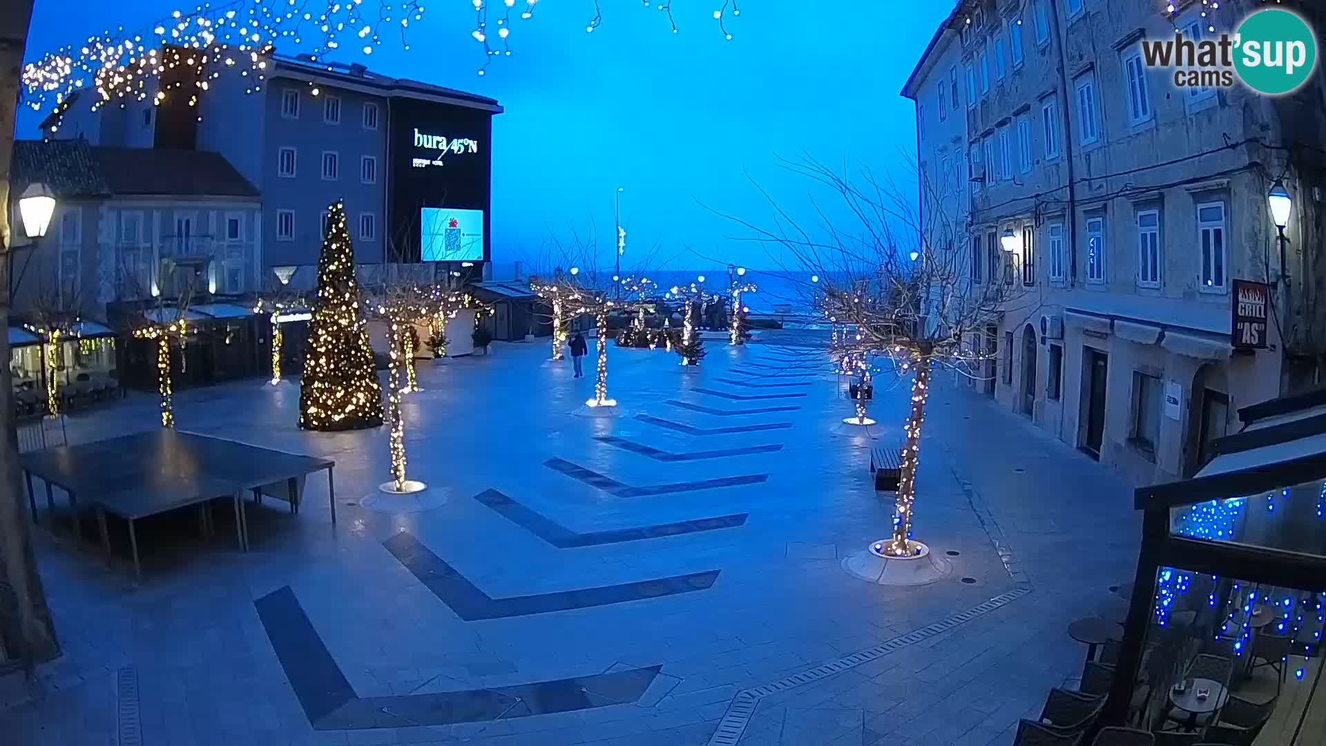 Centro della città di Senj – Piazza Pavlin – Live Cam Dalmazia