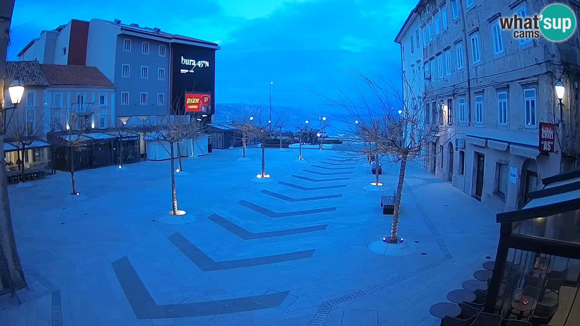 Center of Senj city – Pavlin square – Live Cam Dalmatia