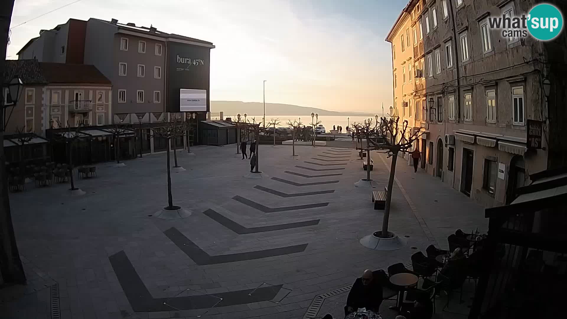 Center of Senj city – Pavlin square – Live Cam Dalmatia