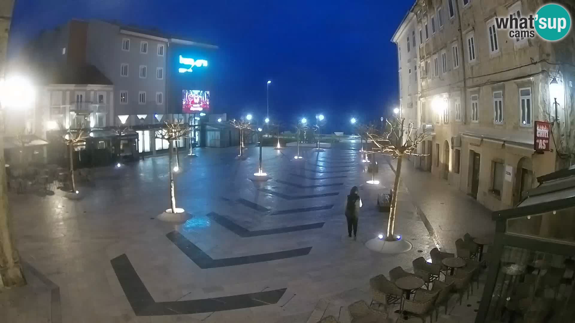 Centro della città di Senj – Piazza Pavlin – Live Cam Dalmazia