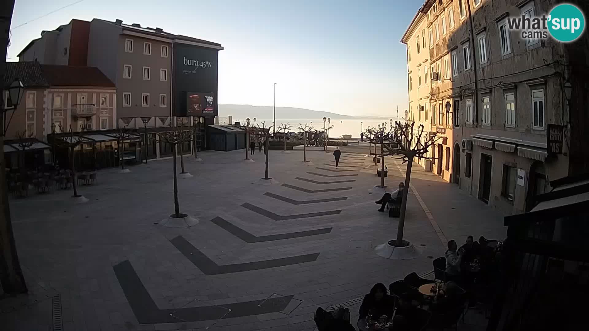 Center of Senj city – Pavlin square – Live Cam Dalmatia