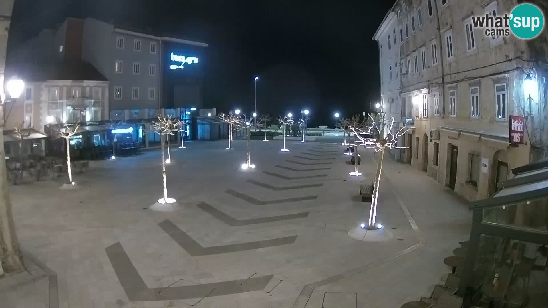 Center of Senj city – Pavlin square – Live Cam Dalmatia