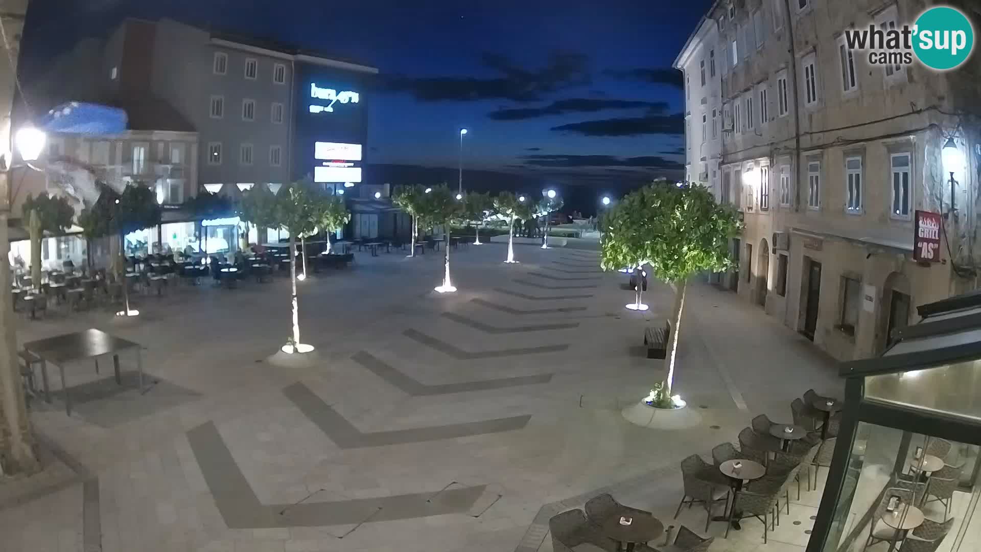Center of Senj city – Pavlin square – Live Cam Dalmatia