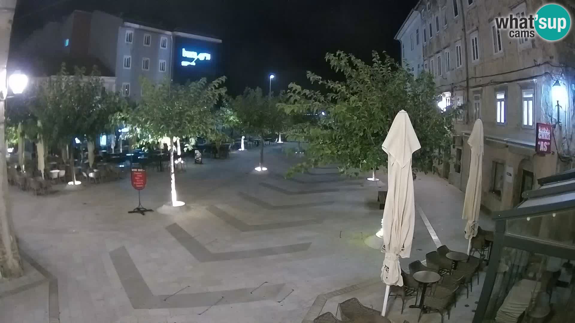 Center of Senj city – Pavlin square – Live Cam Dalmatia