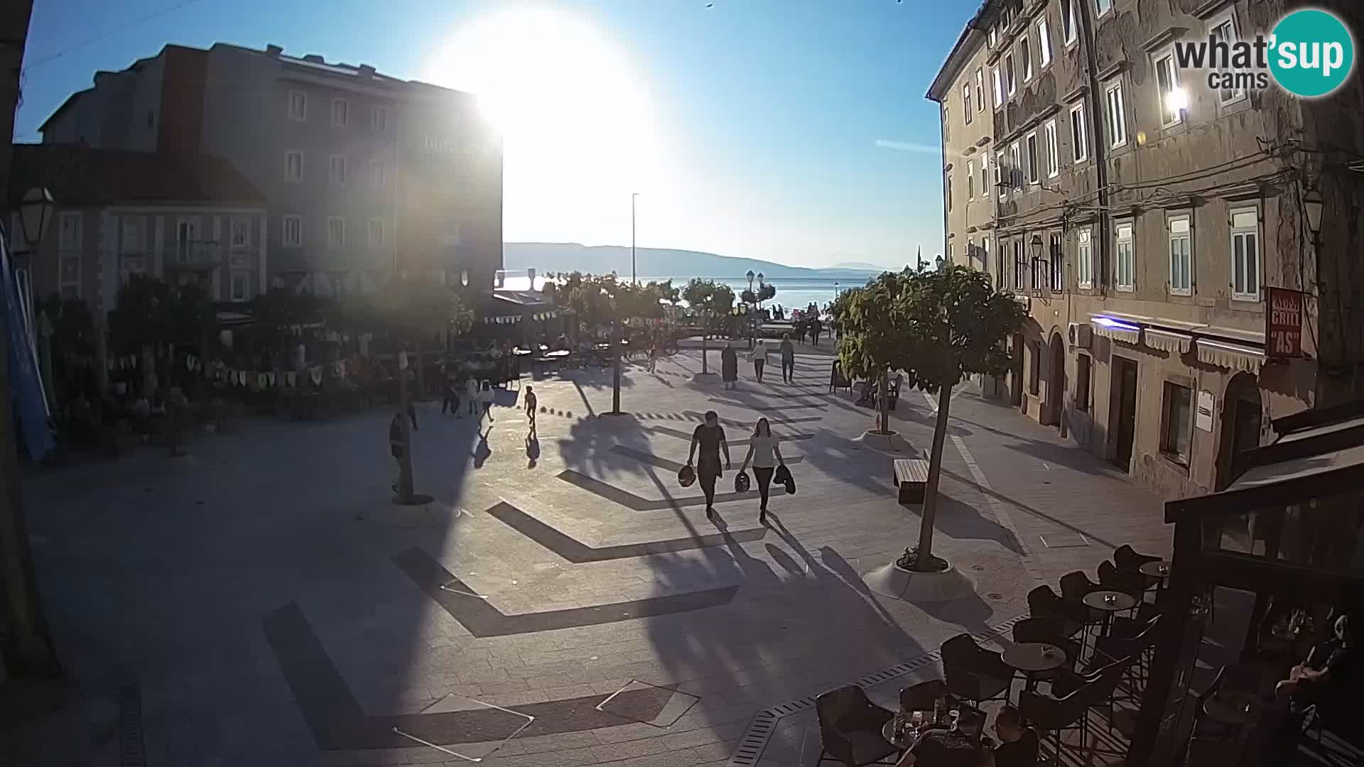 Center of Senj city – Pavlin square – Live Cam Dalmatia