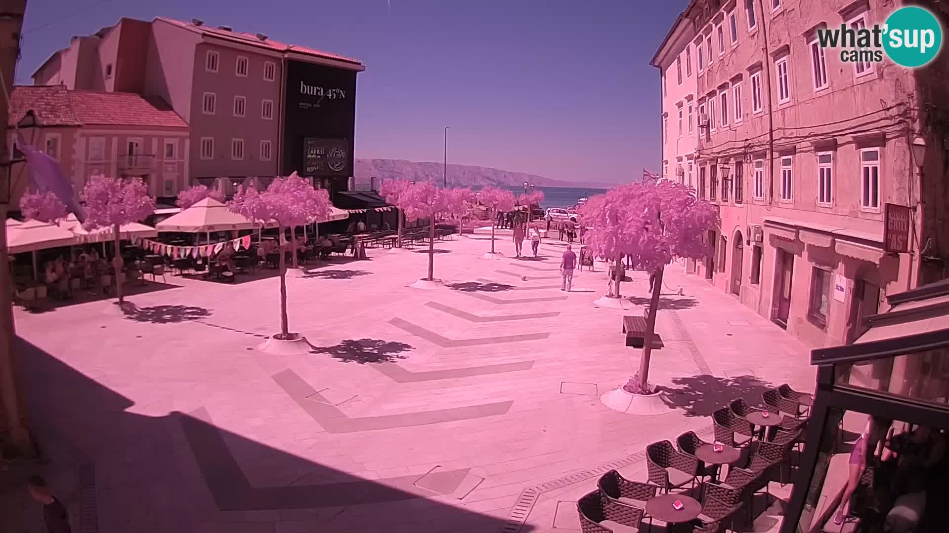 Center of Senj city – Pavlin square – Live Cam Dalmatia