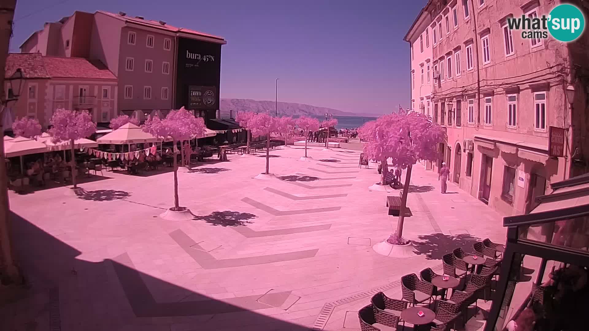 Center of Senj city – Pavlin square – Live Cam Dalmatia