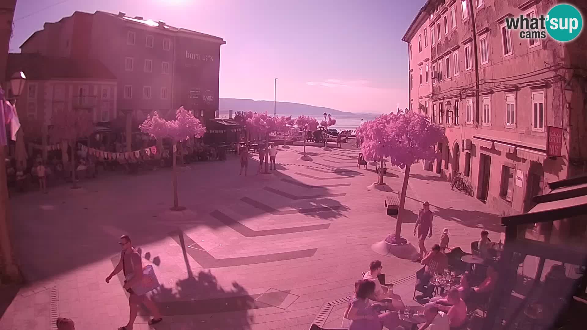 Center of Senj city – Pavlin square – Live Cam Dalmatia