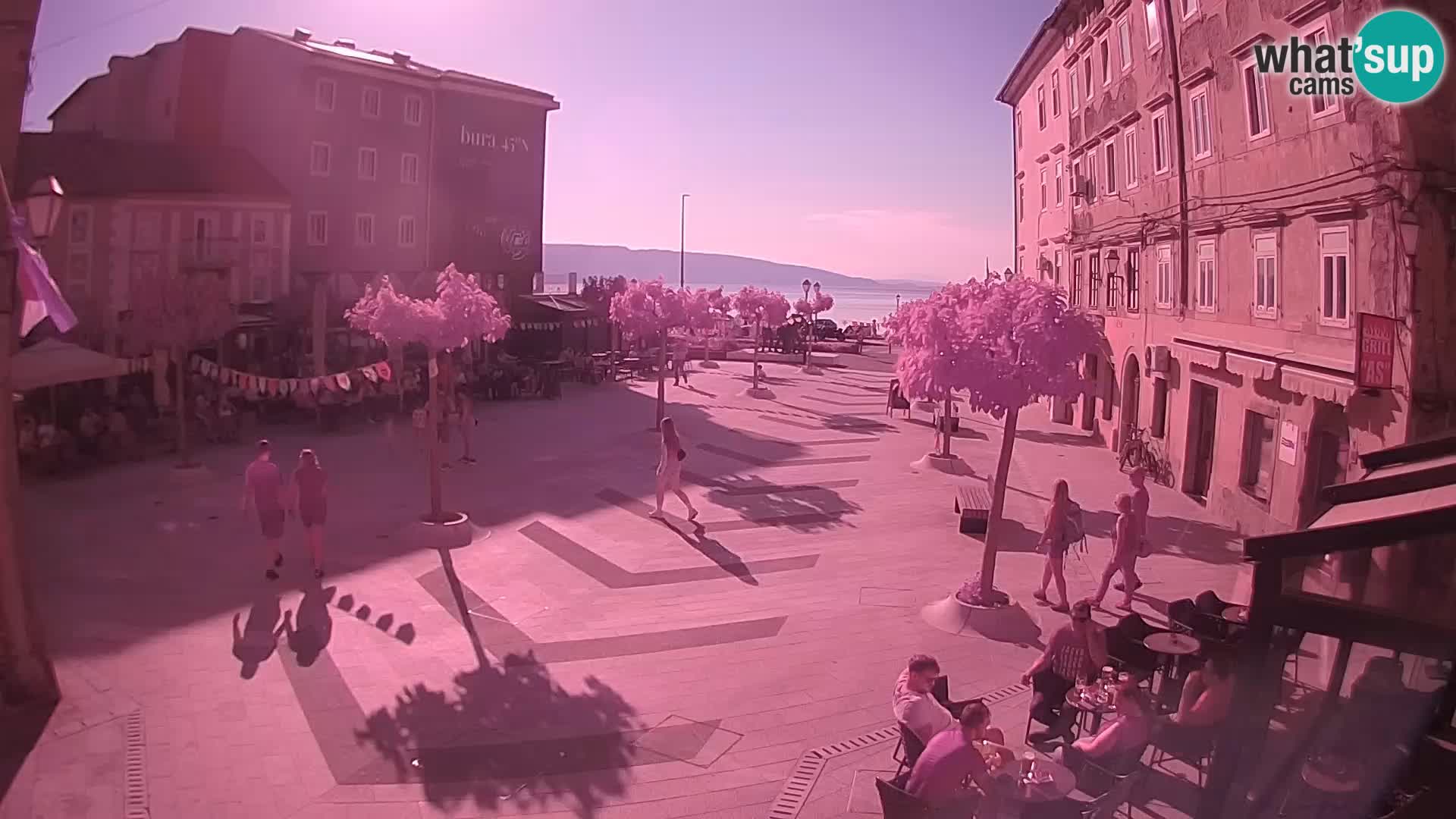 Center of Senj city – Pavlin square – Live Cam Dalmatia