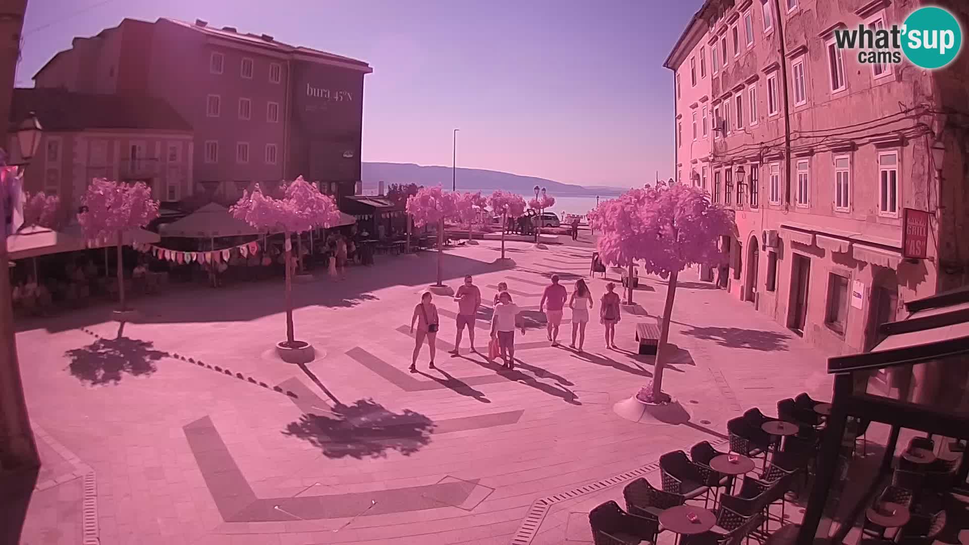 Centro della città di Senj – Piazza Pavlin – Live Cam Dalmazia