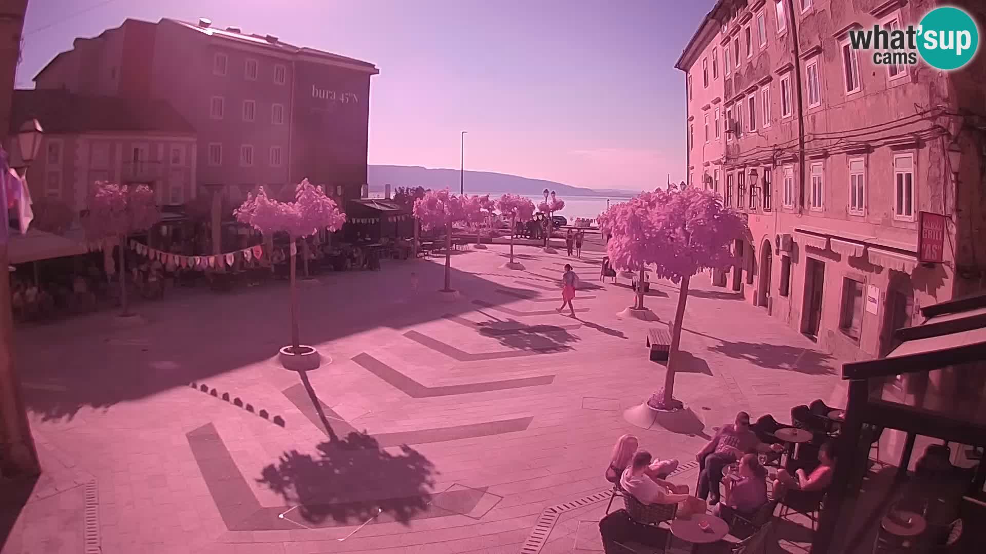 Centro della città di Senj – Piazza Pavlin – Live Cam Dalmazia