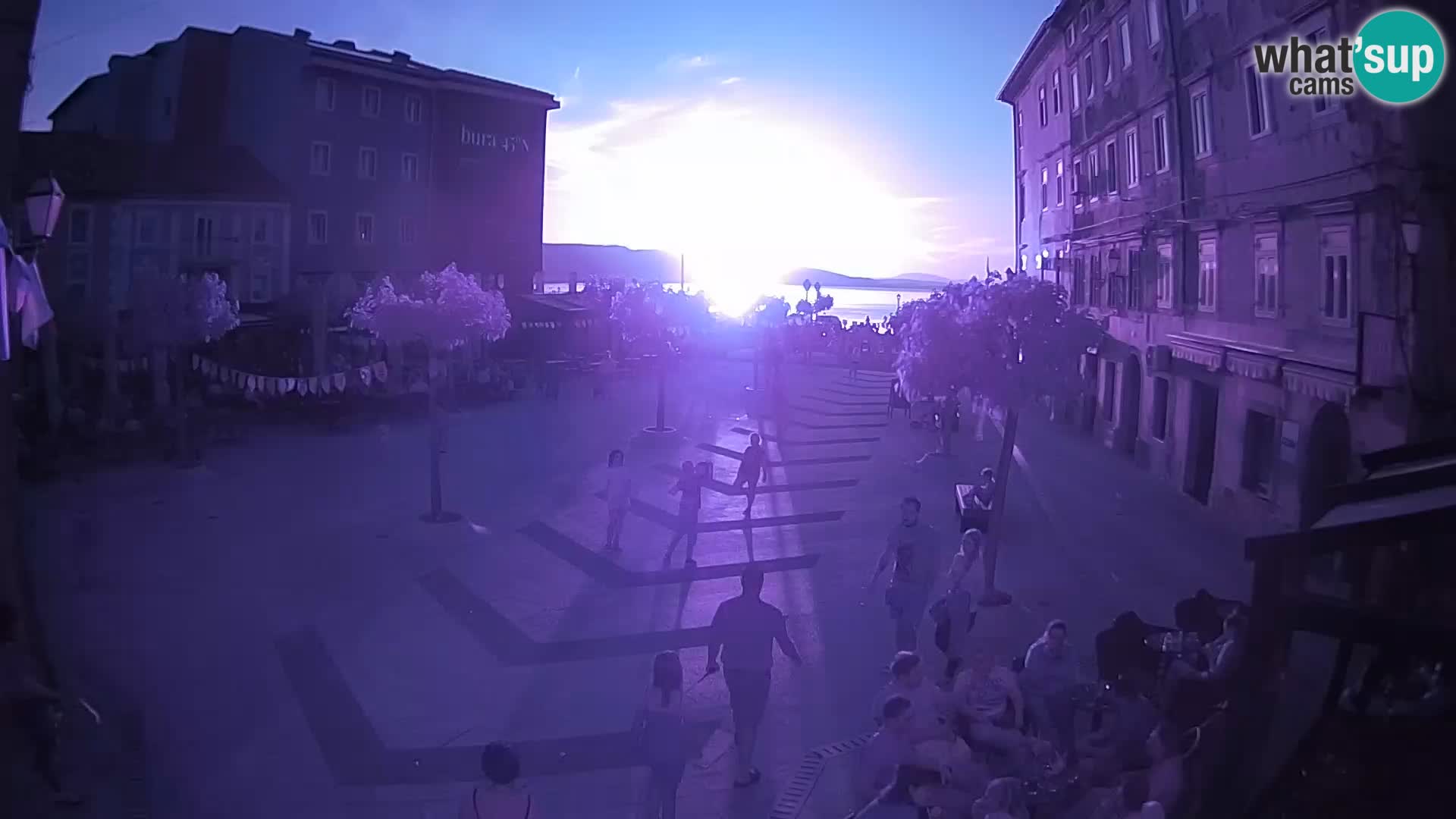 Zentrum der Stadt Senj – Pavlin platz – Live Cam Dalmatia