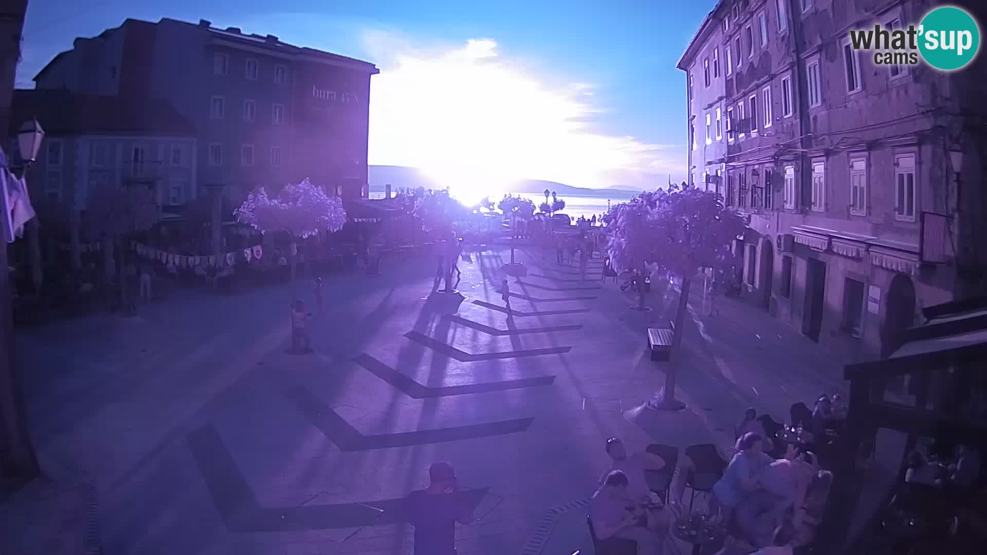 Centre de la ville de Senj – Place Pavlin – Live Cam Dalmatie