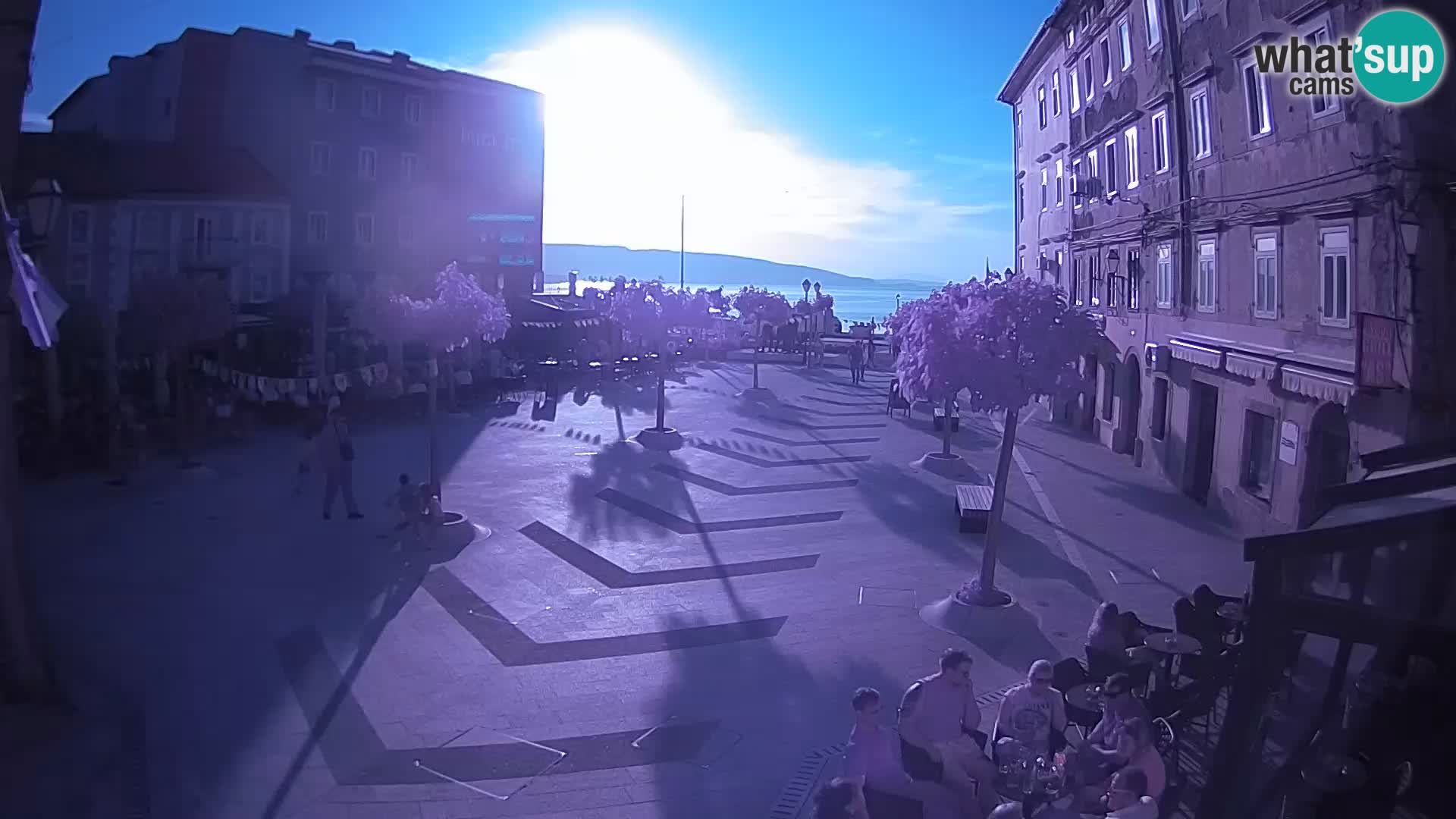 Center of Senj city – Pavlin square – Live Cam Dalmatia