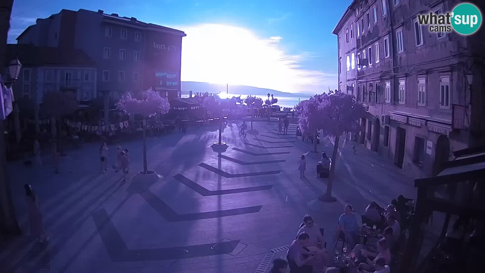 Centre de la ville de Senj – Place Pavlin – Live Cam Dalmatie
