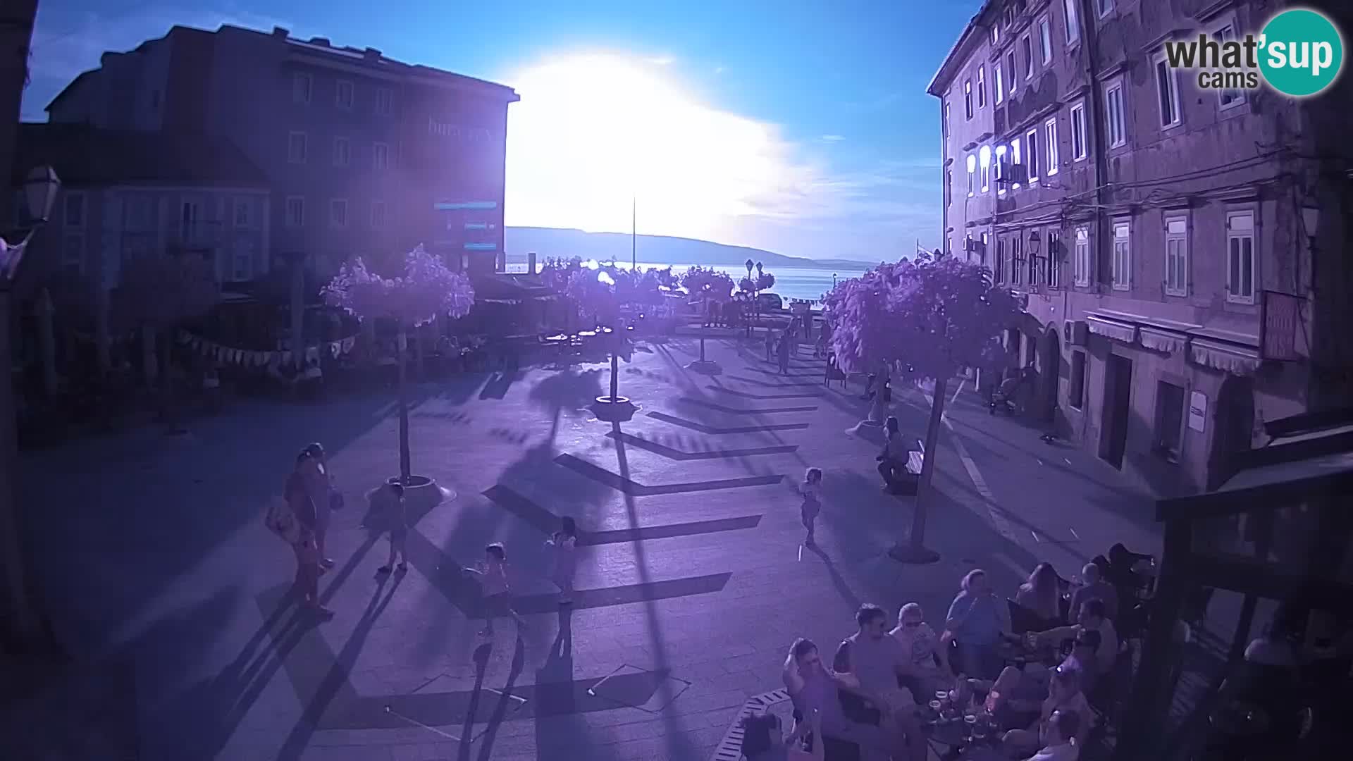 Center of Senj city – Pavlin square – Live Cam Dalmatia